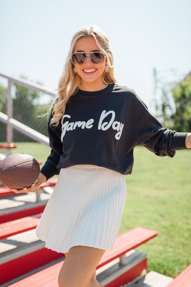 Can You Believe It's Gameday Charcoal Pullover