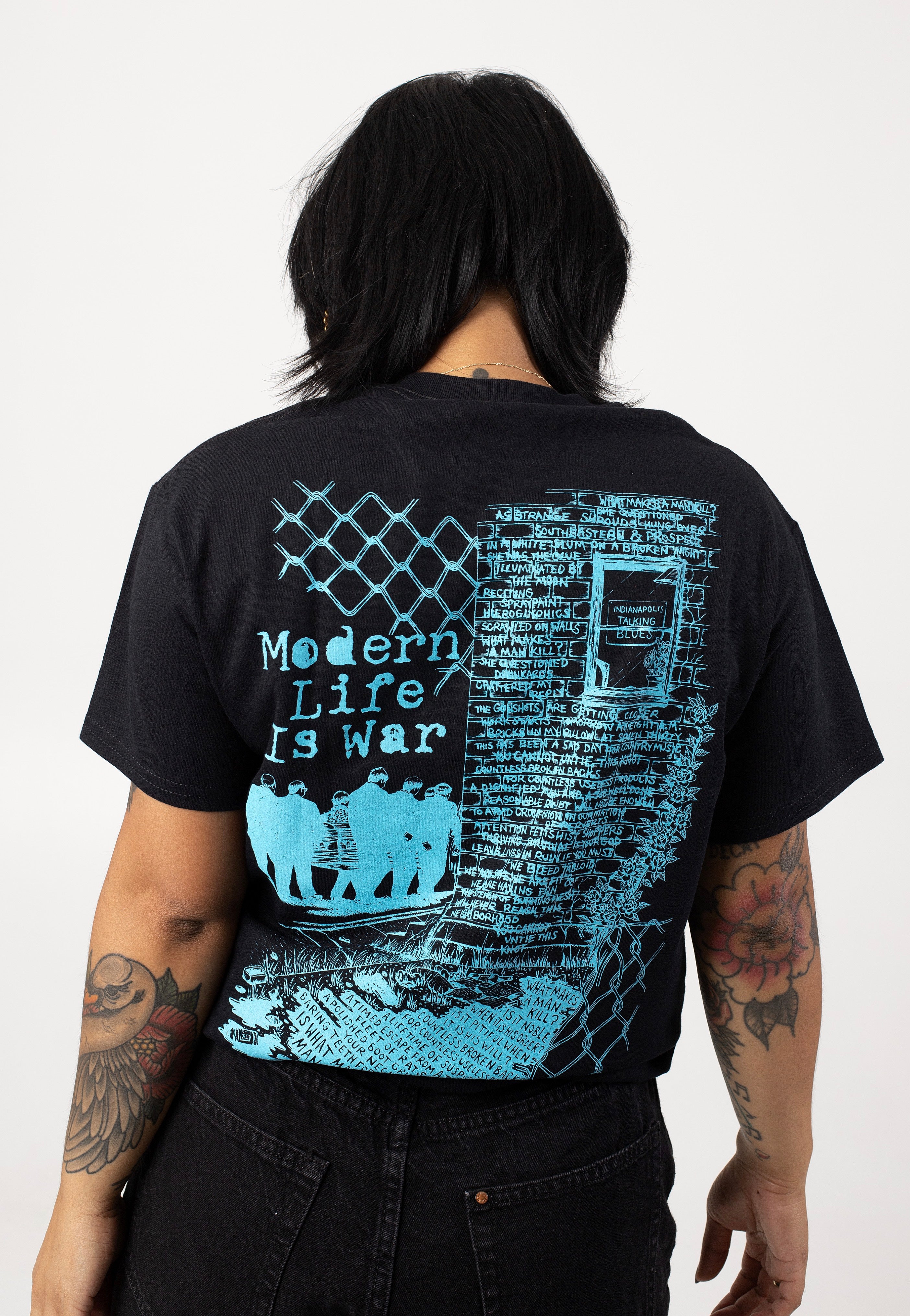 Modern Life Is War - Indianapolis Talking Blues - T-Shirt Pay With Visa For Sale