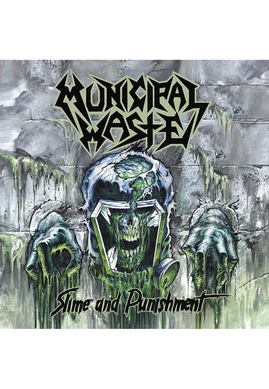 Municipal Waste - Slime And Punishment Clear - Colored MC Clearance Low Pice