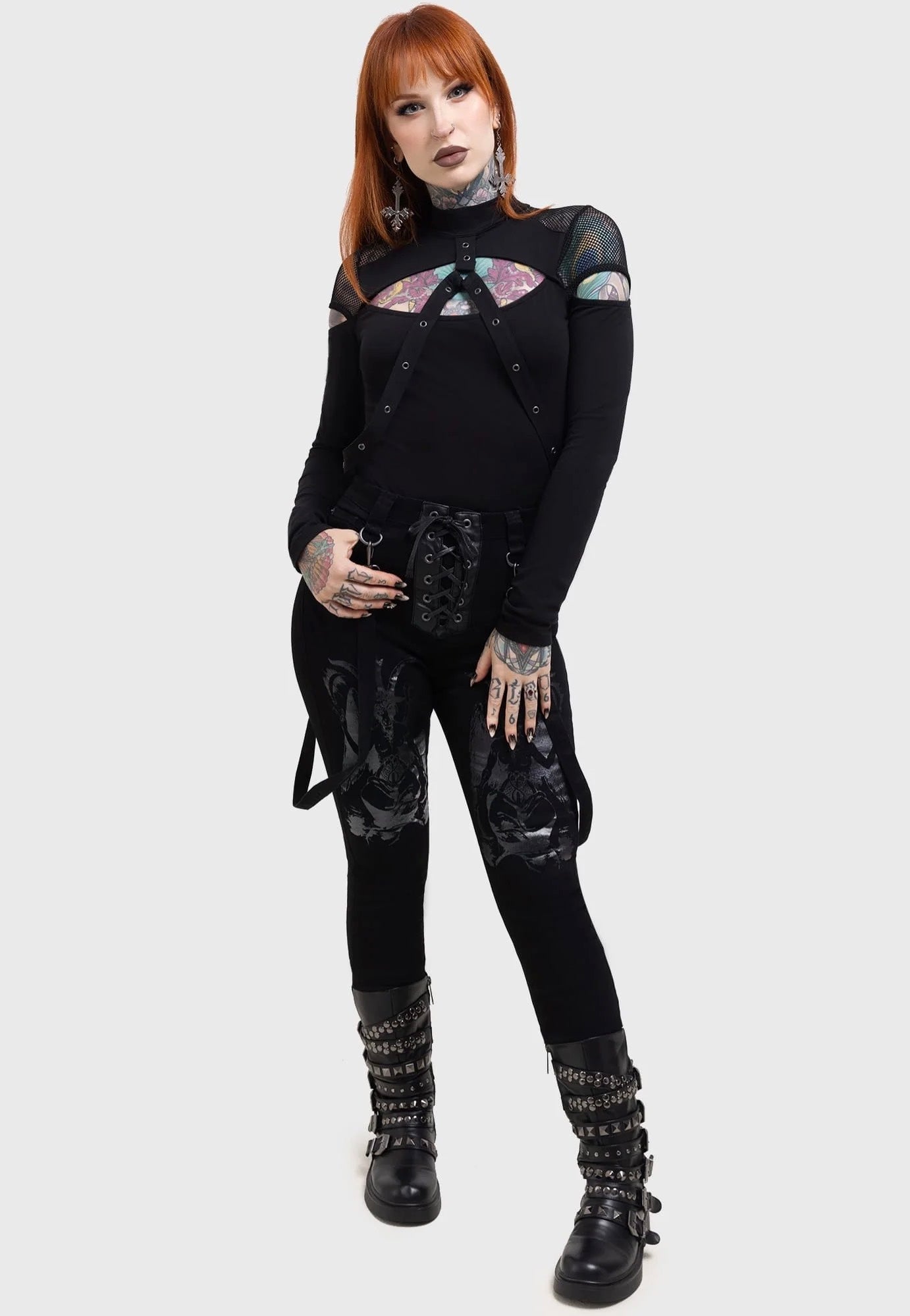 Killstar - Baphster Black - Jeans Cheap Sale Many Kinds Of