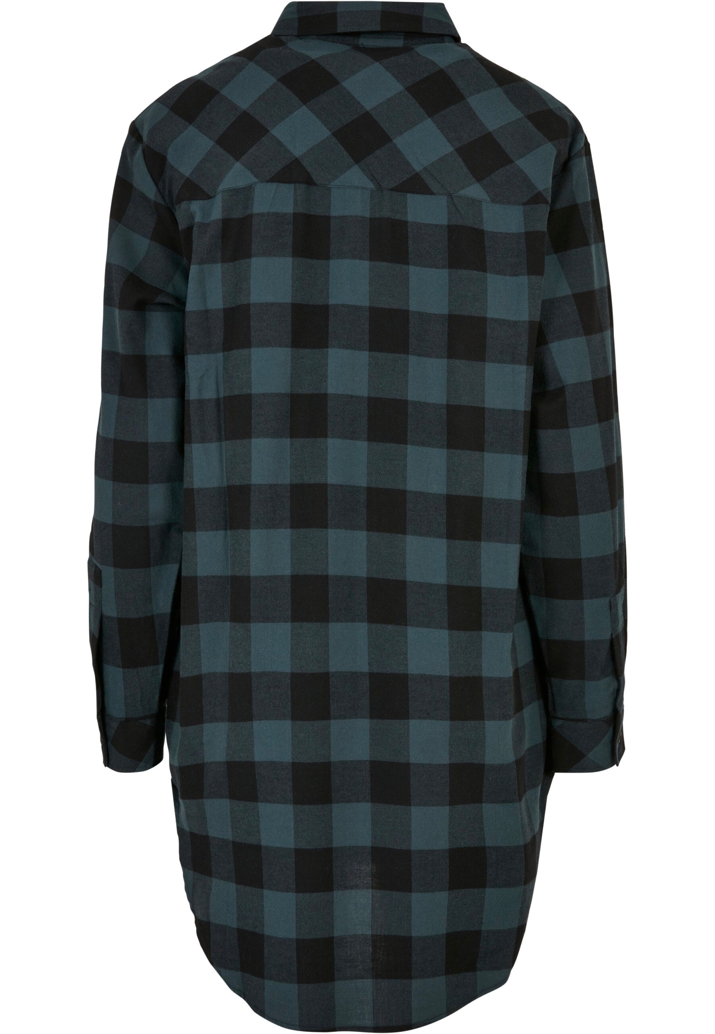 Urban Classics - Ladies Oversized Check Flannel Jasper/Black - Dress Cheap Outlet Store