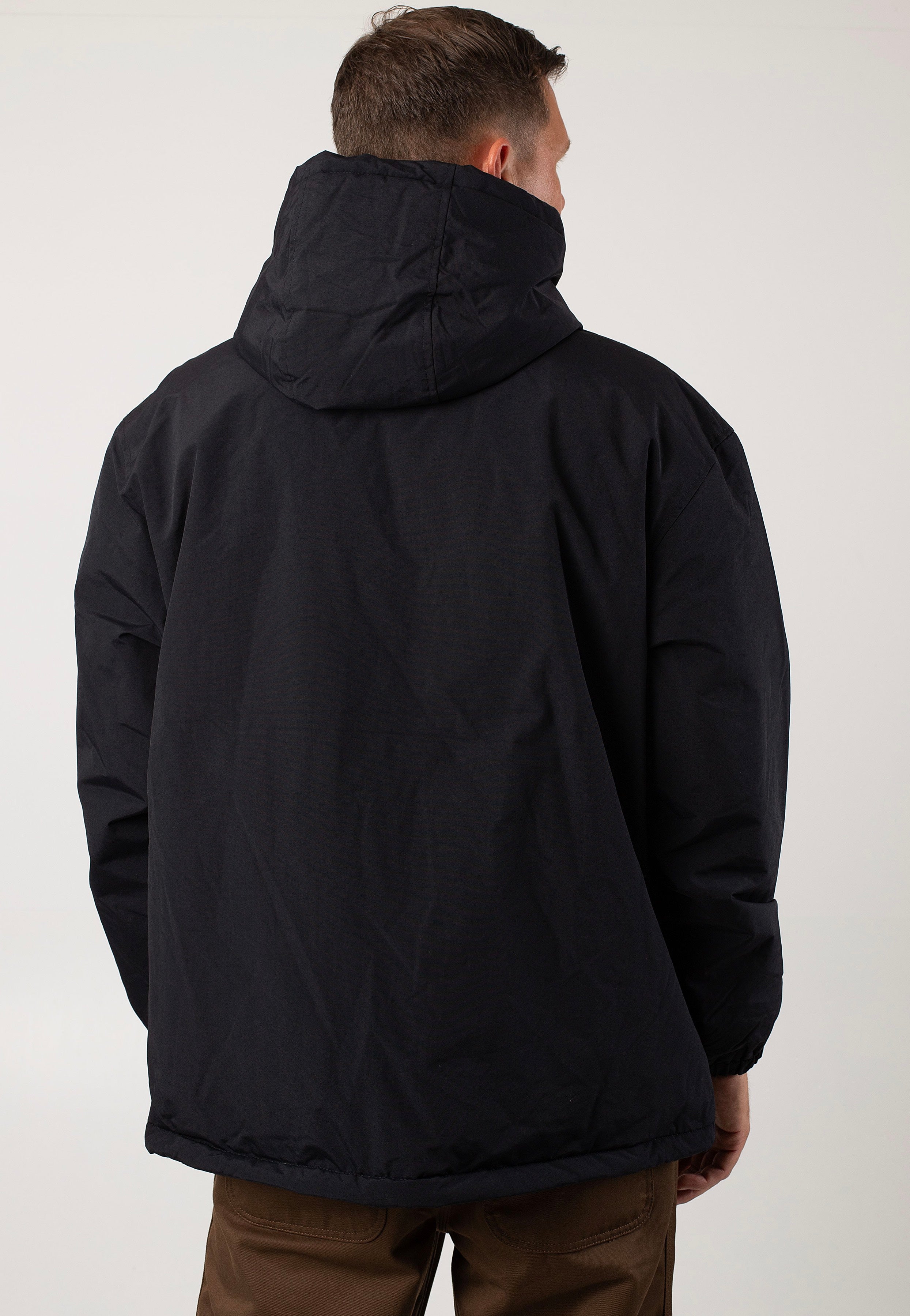 Carhartt WIP - Hooded Coach Black / White - Jacket Outlet With Paypal Order