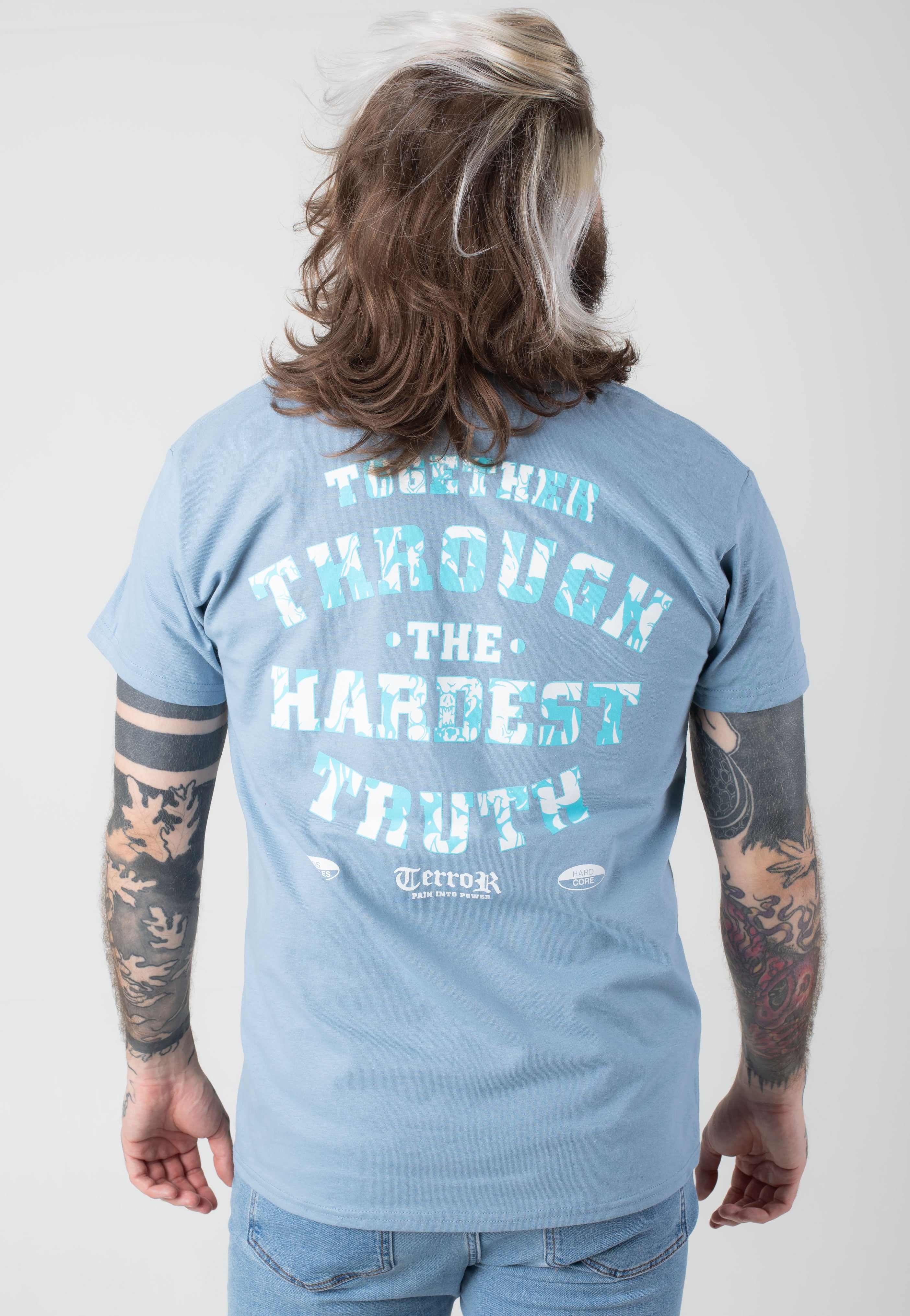 Terror - Together Through The Hardest Truth Stone Blue - T-Shirt Supply