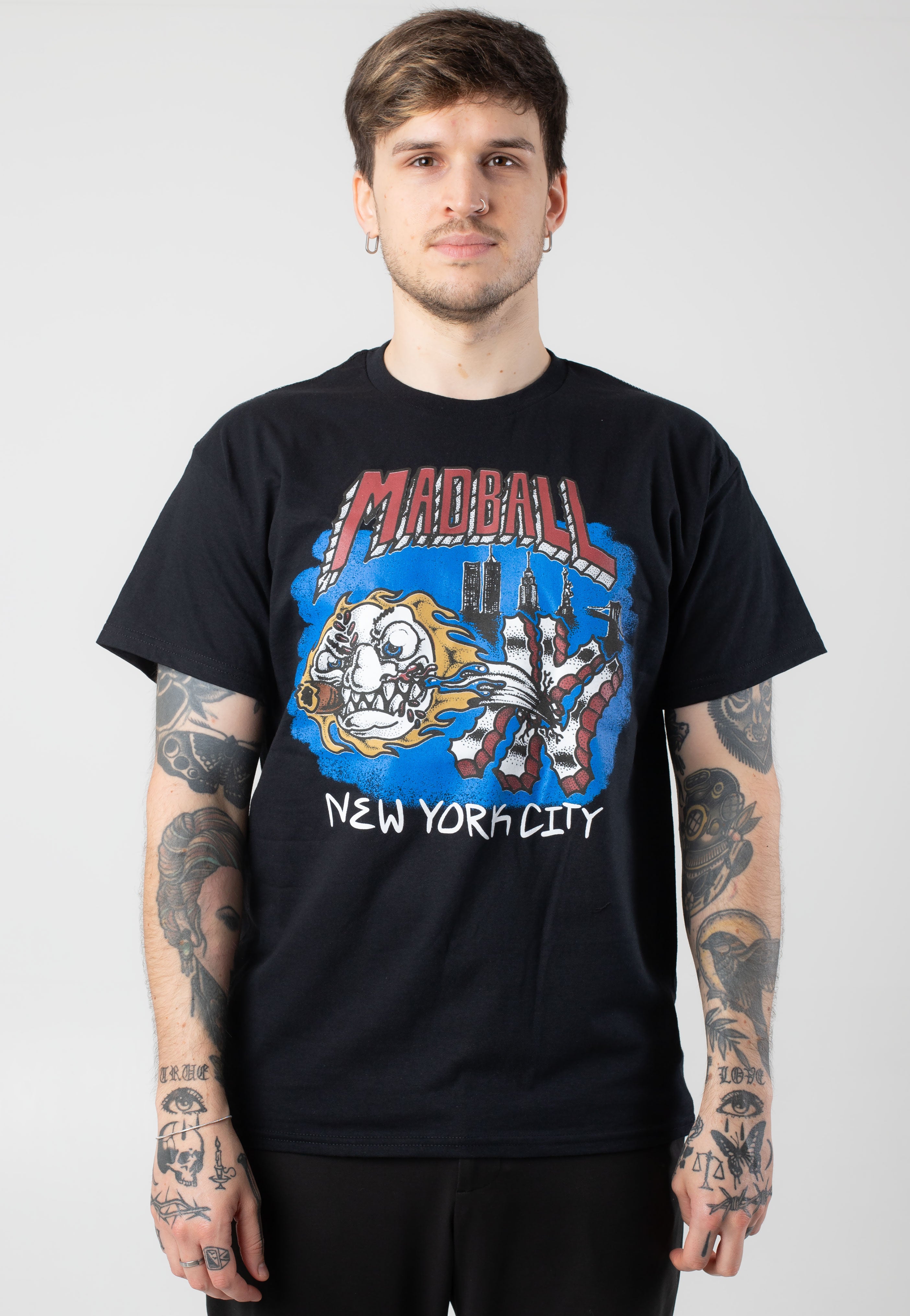 Madball - NYC Cartoon - T-Shirt Amazon Cheap Pice