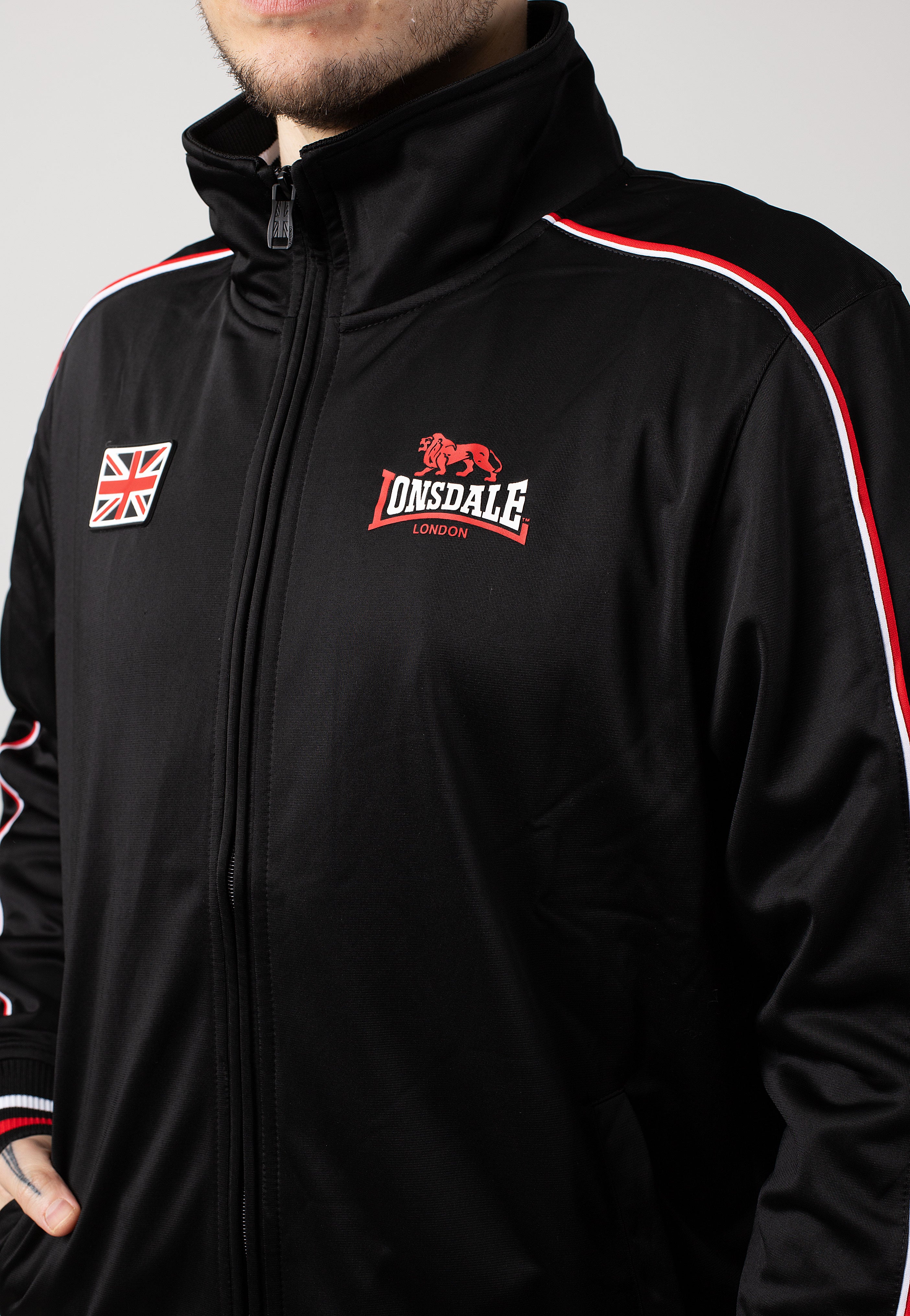 Lonsdale - Skellberry Black/Red/White - Track Jacket Cheap Sale Explore