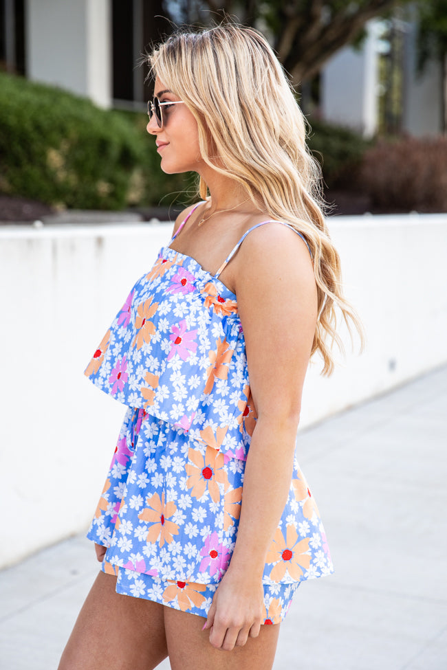 Tossing Petals Retro Floral Romper FINAL SALE Free Shipping 2025 Unisex