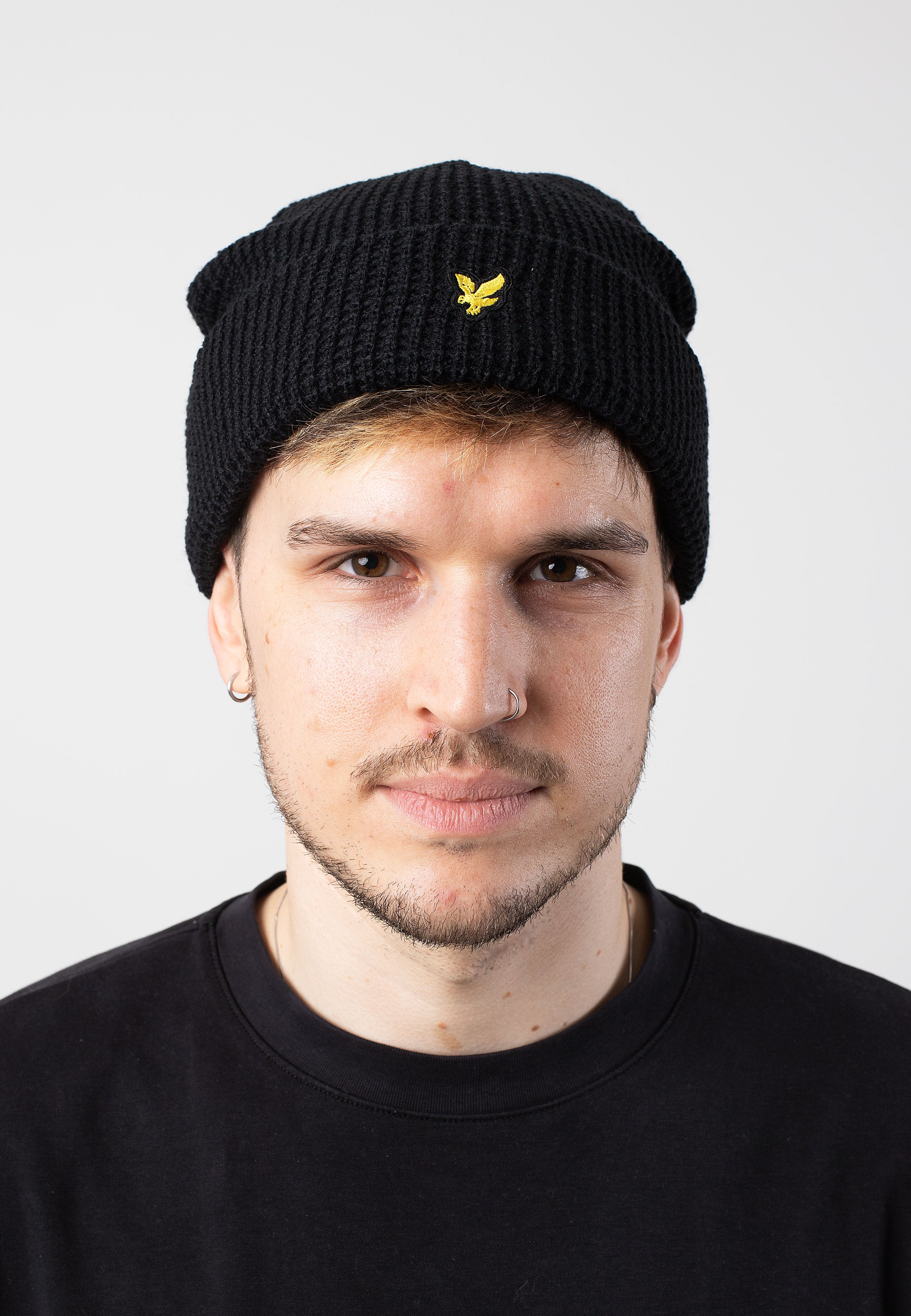 Lyle & Scott - Waffle Jet Black - Beanie Wide Range Of Sale Online