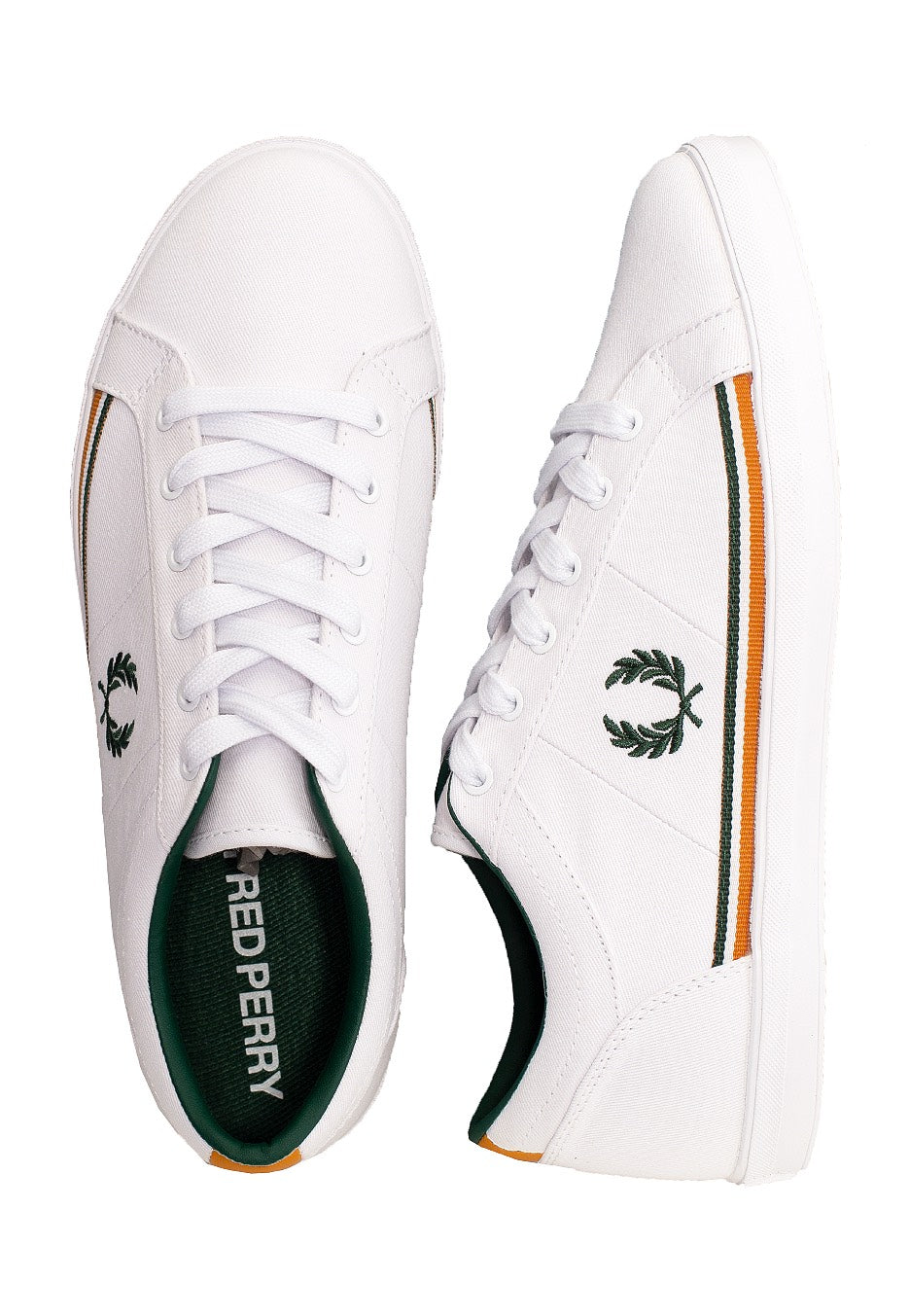 Fred Perry - Baseline Twill White - Shoes Best Place Sale Online