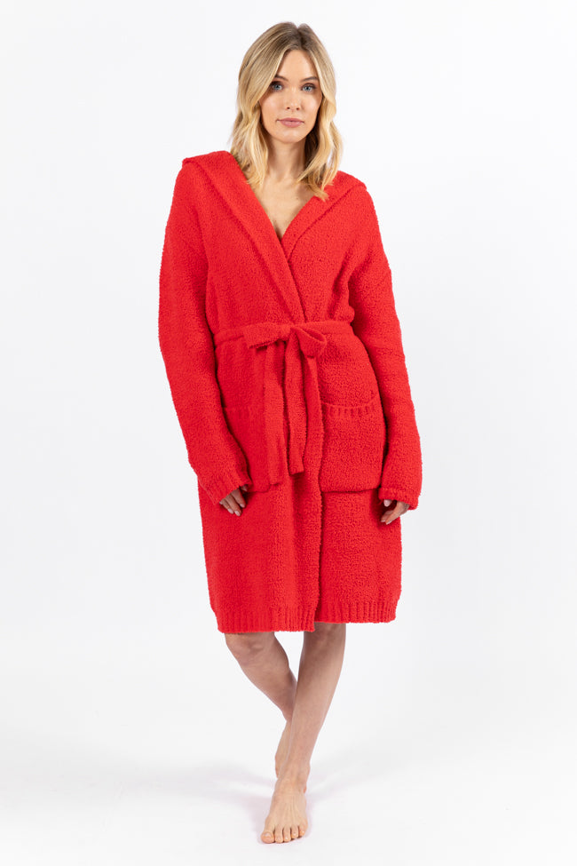 It Was All A Dream Red Robe Macy Blackwell X Pink Lily FINAL SALE Hot Sale Online