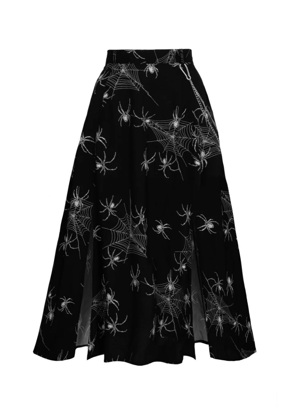 Hellbunny - Grungy Spider - Skirt Cheap Sale 2025 Unisex