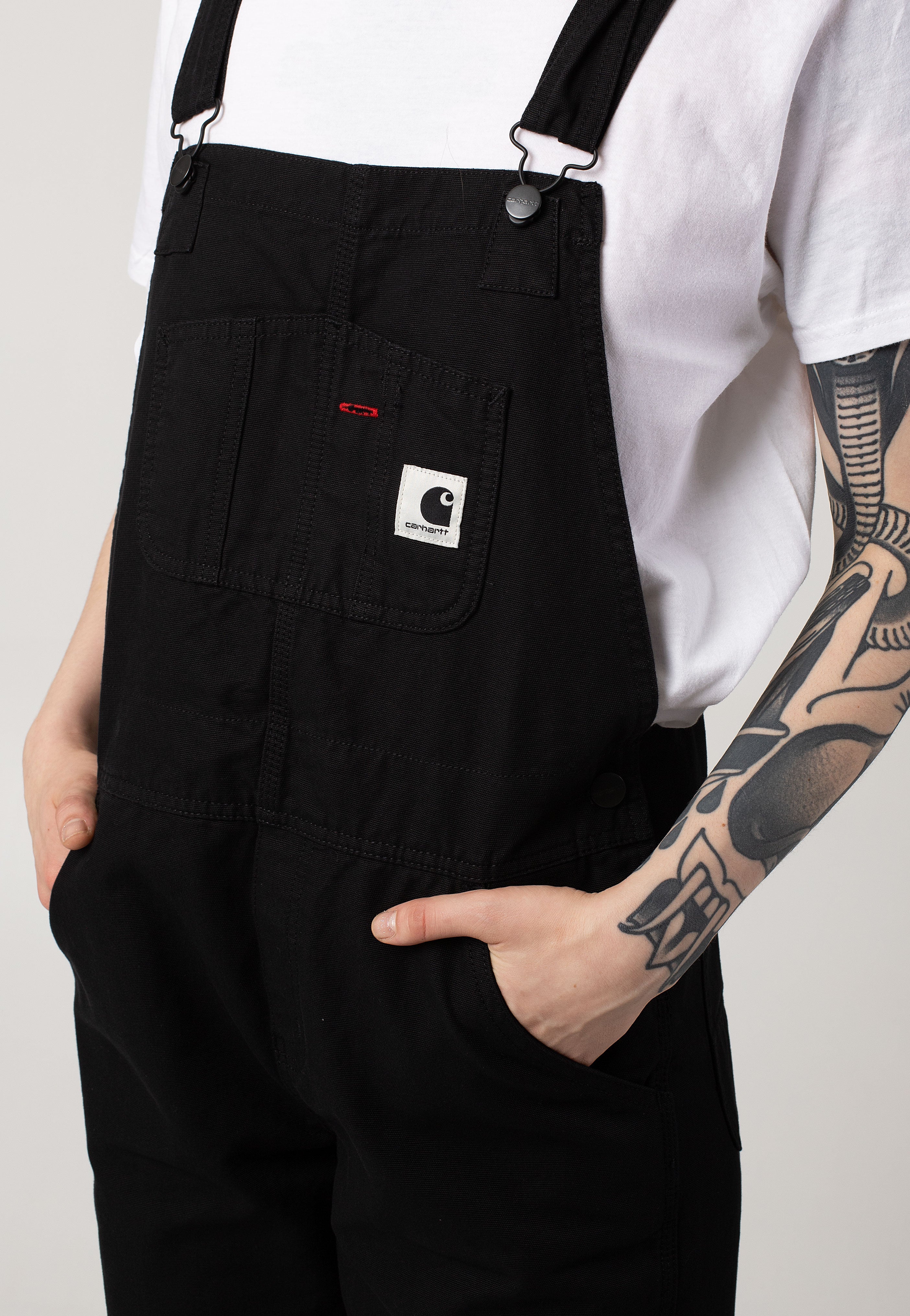 Carhartt WIP - W' Bib Overall Straight Rinsed Black - Pants