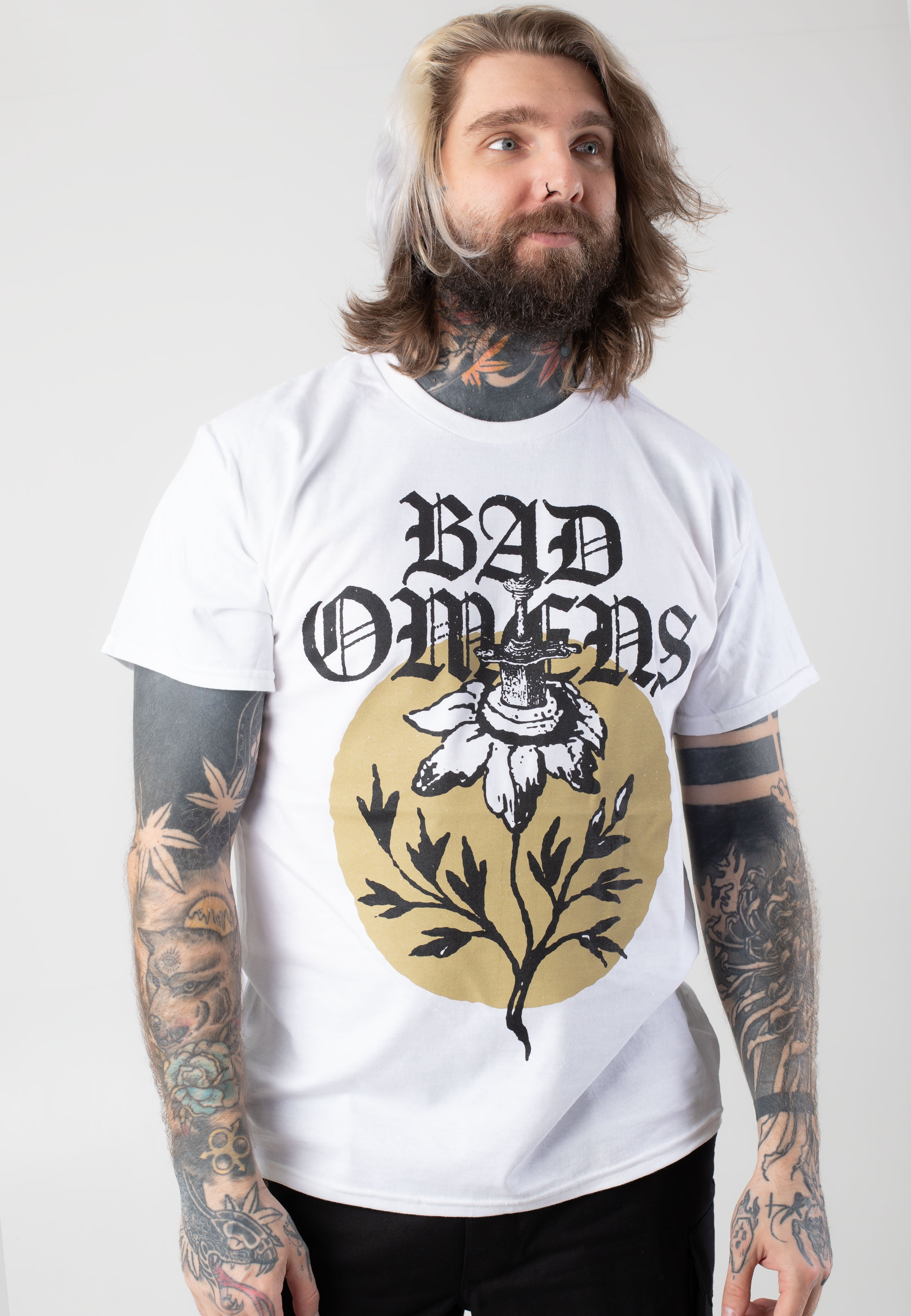 Bad Omens - Sunflower White - T-Shirt Grey Outlet Store Online