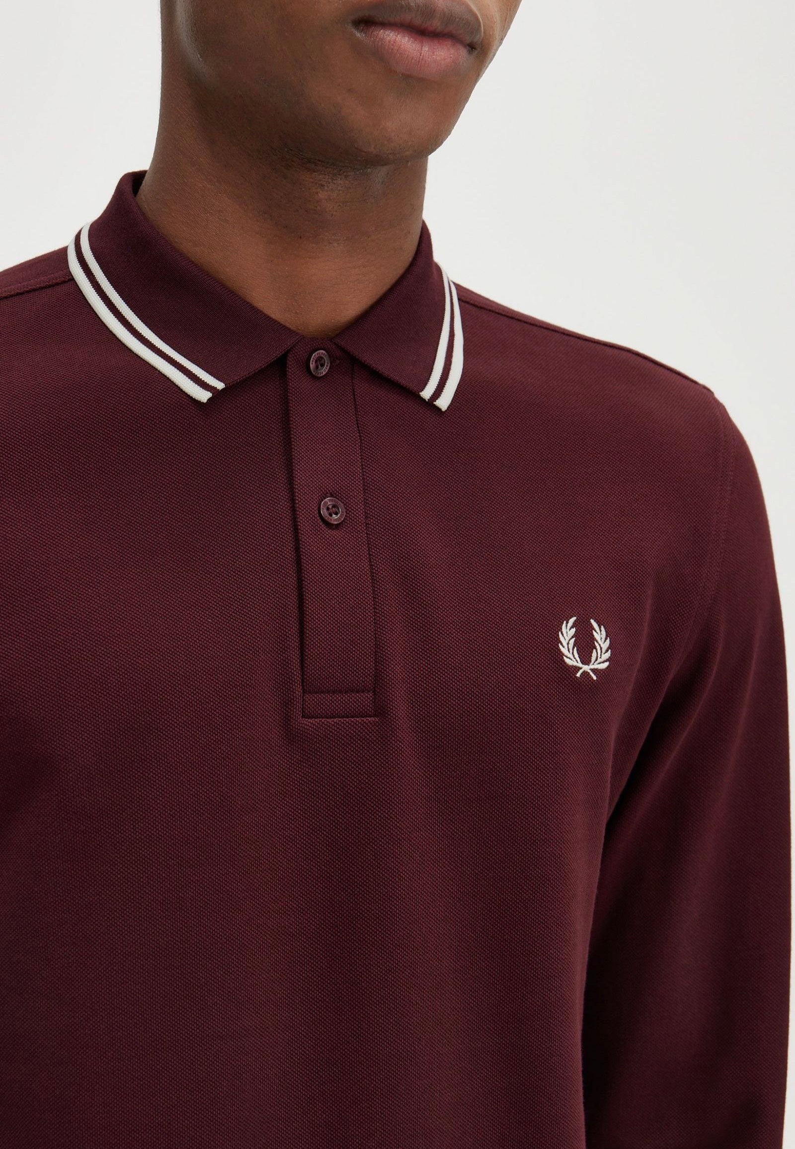 Fred Perry - Twin Tipped Oxblood - Longsleeve Best