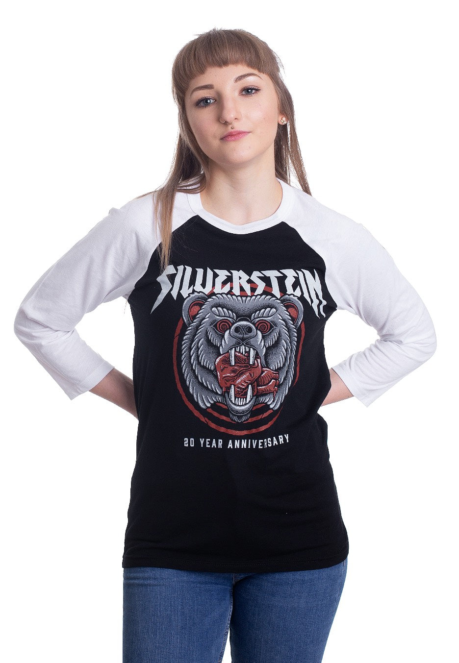 Silverstein - Bear Black/White - Longsleeve Cheap Sale Low Pice Fee Shipping