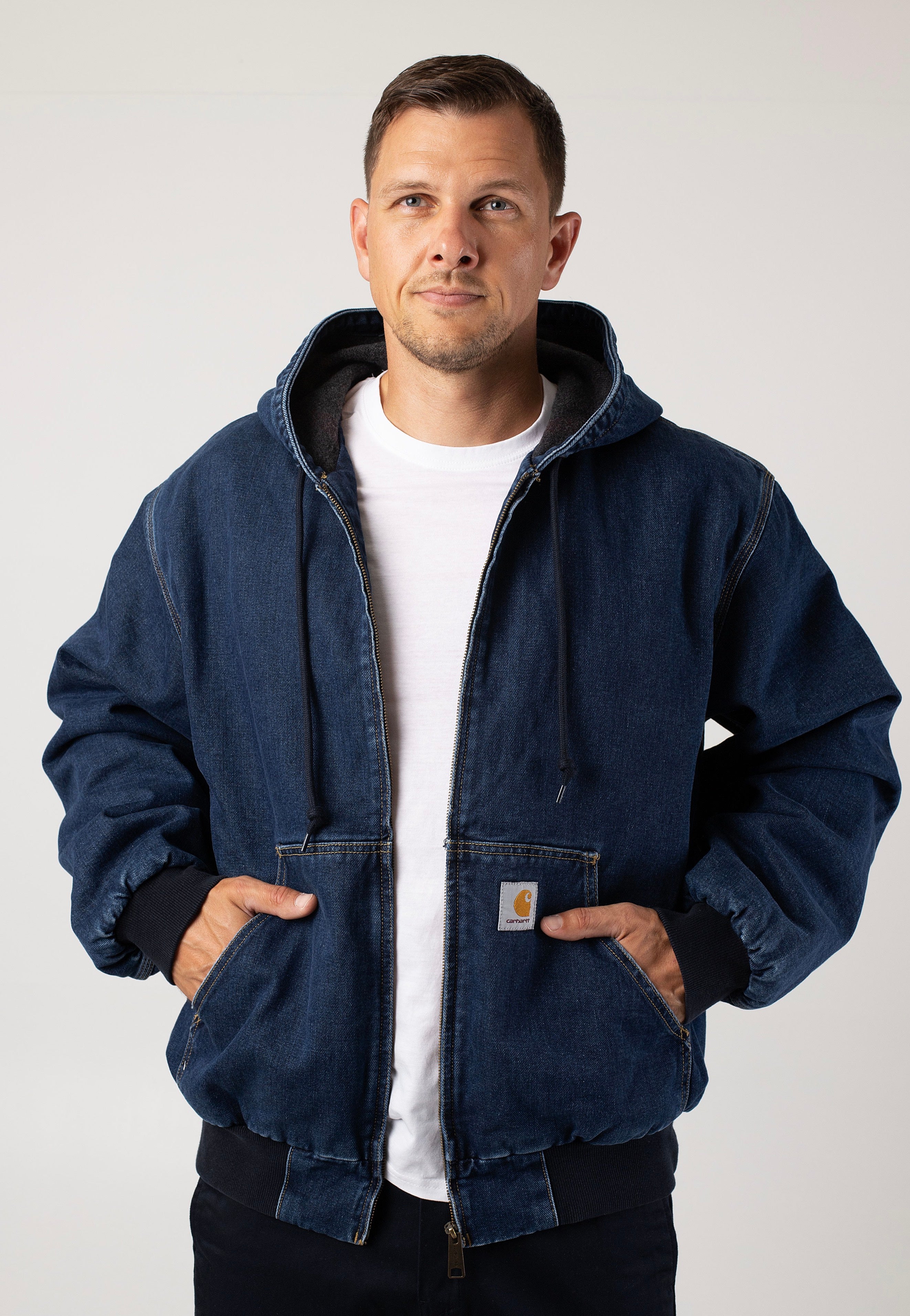 Carhartt WIP - OG Active Stone Washed Blue - Jacket 2025 Cheap Online