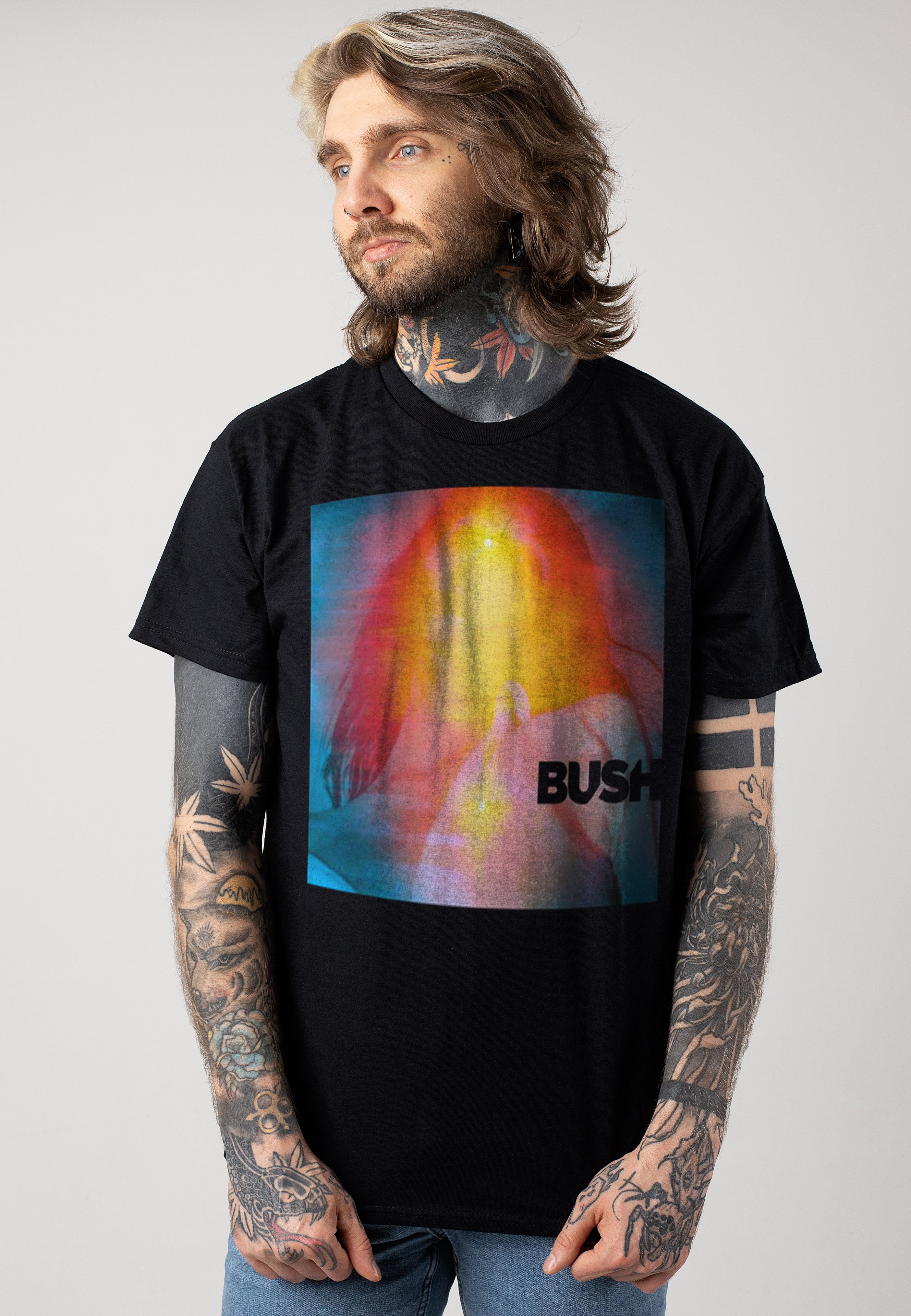 Bush - Rainbow Logo - T-Shirt Online Online For Sale