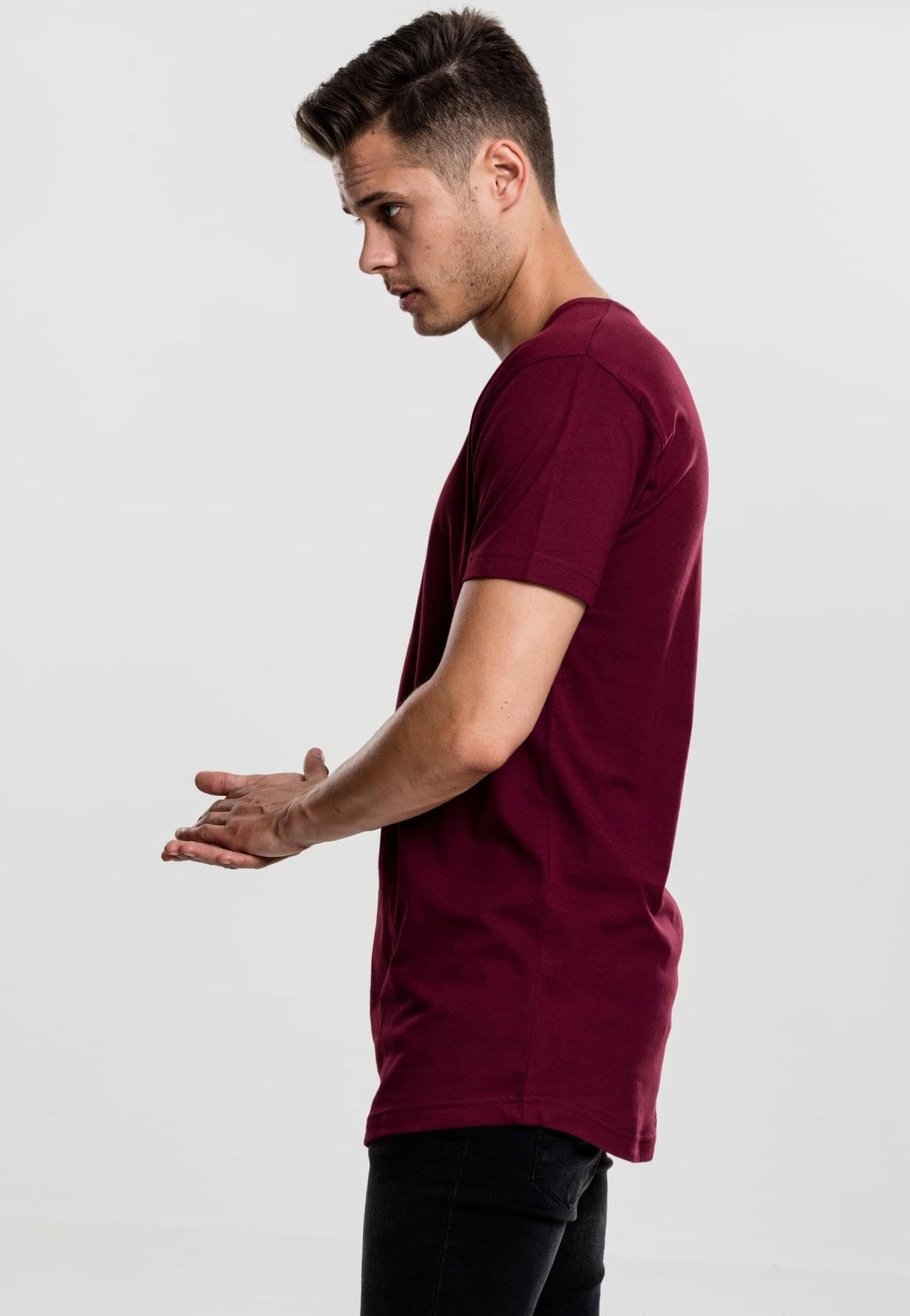 Urban Classics - Shaped Long Port - T-Shirt With Mastercard