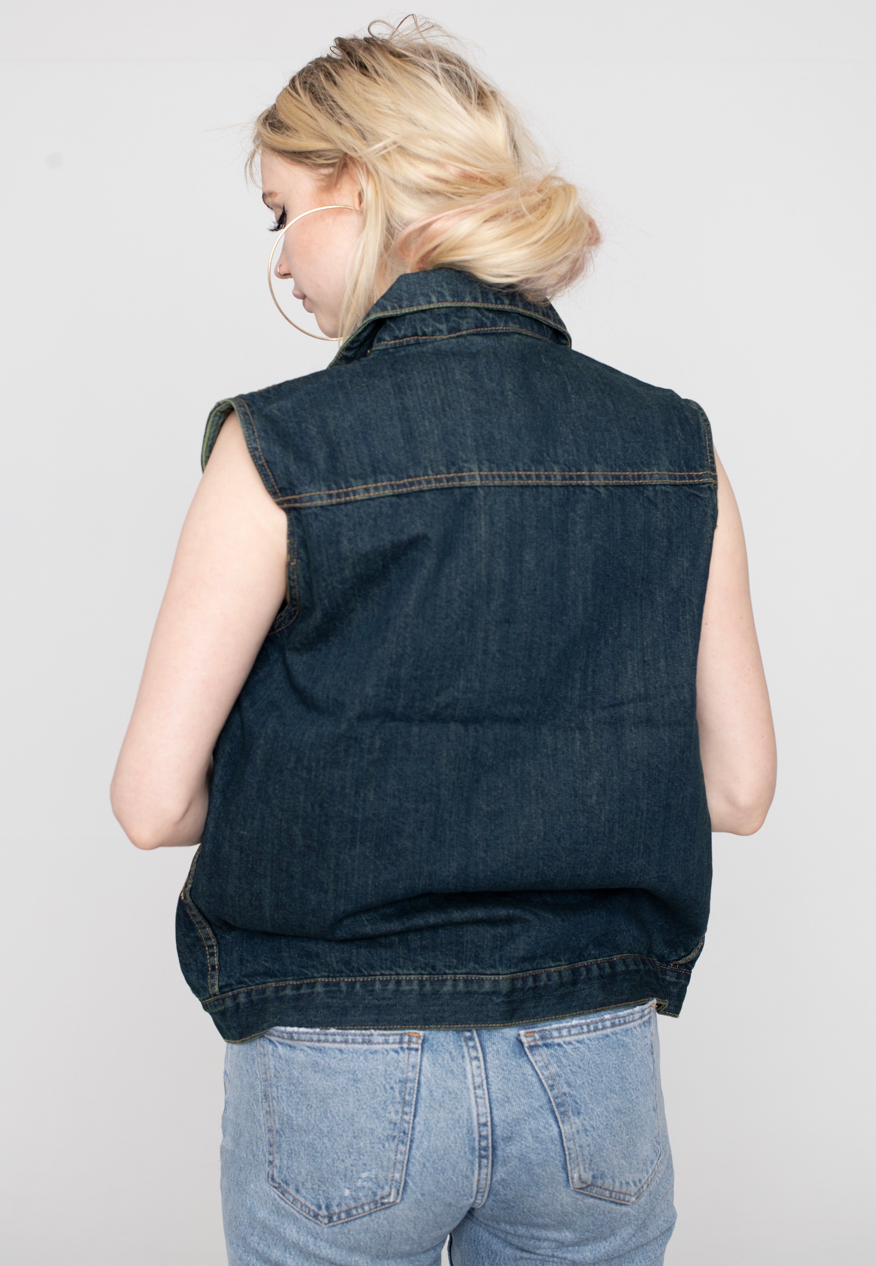 Urban Classics - Denim Denimblue - Jeans Vest Free Shipping Tumblr