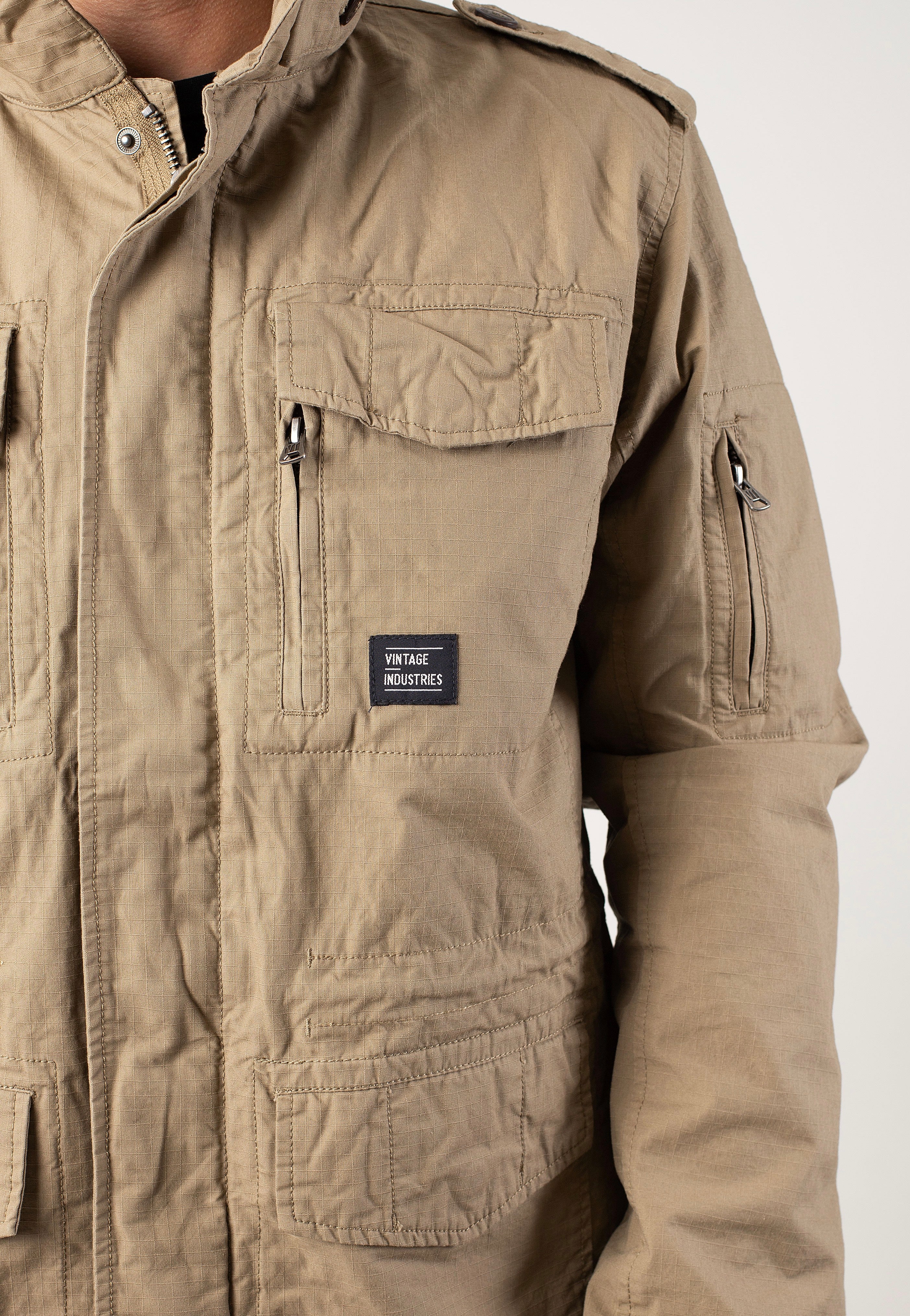 Vintage Industries - Cranford Dark Khaki - Jacket Hot Sale Online