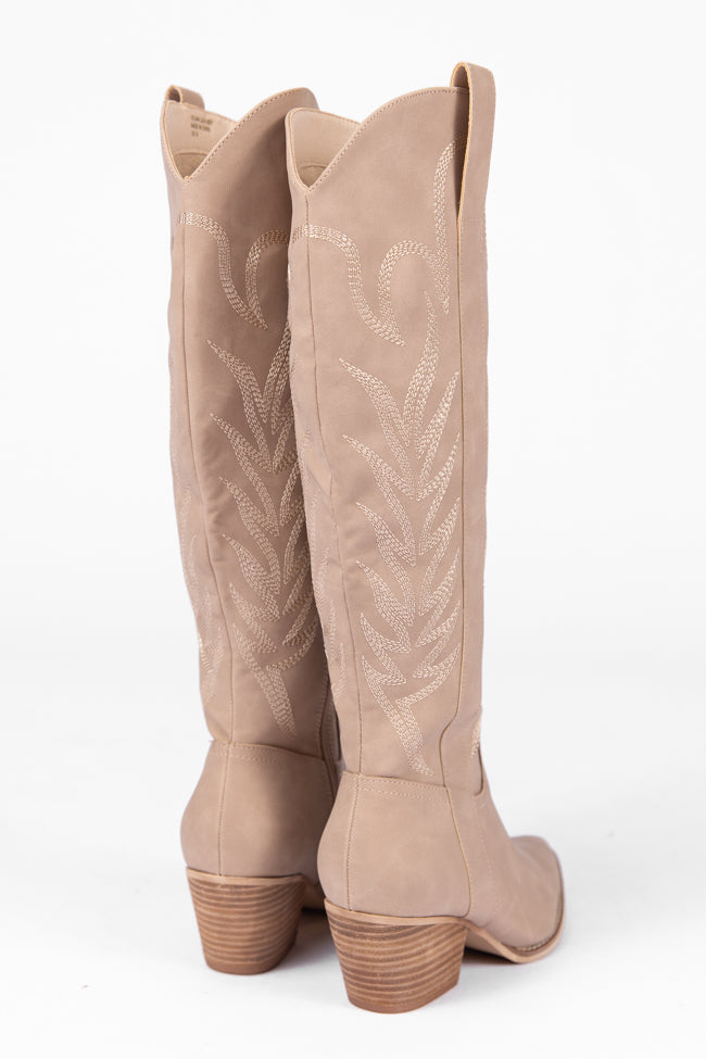 Sweeney Cedarwood Embroidered Tall Boots Buy Cheap Hot Sale