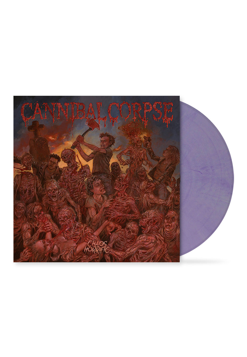 Cannibal Corpse - Chaos Horrific Pearl Violet - Marbled Vinyl Outlet Discount Authentic