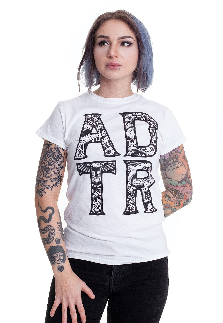 A Day To Remember - Tattoo Letters White - Girly In China Cheap Pice