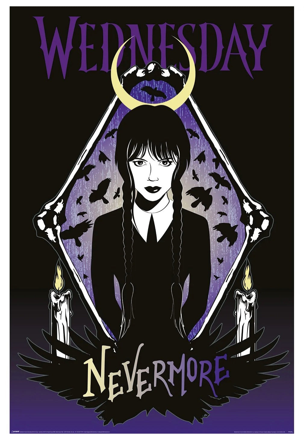 Wednesday Addams - Ravens Maxi - Poster Discount Free Shipping