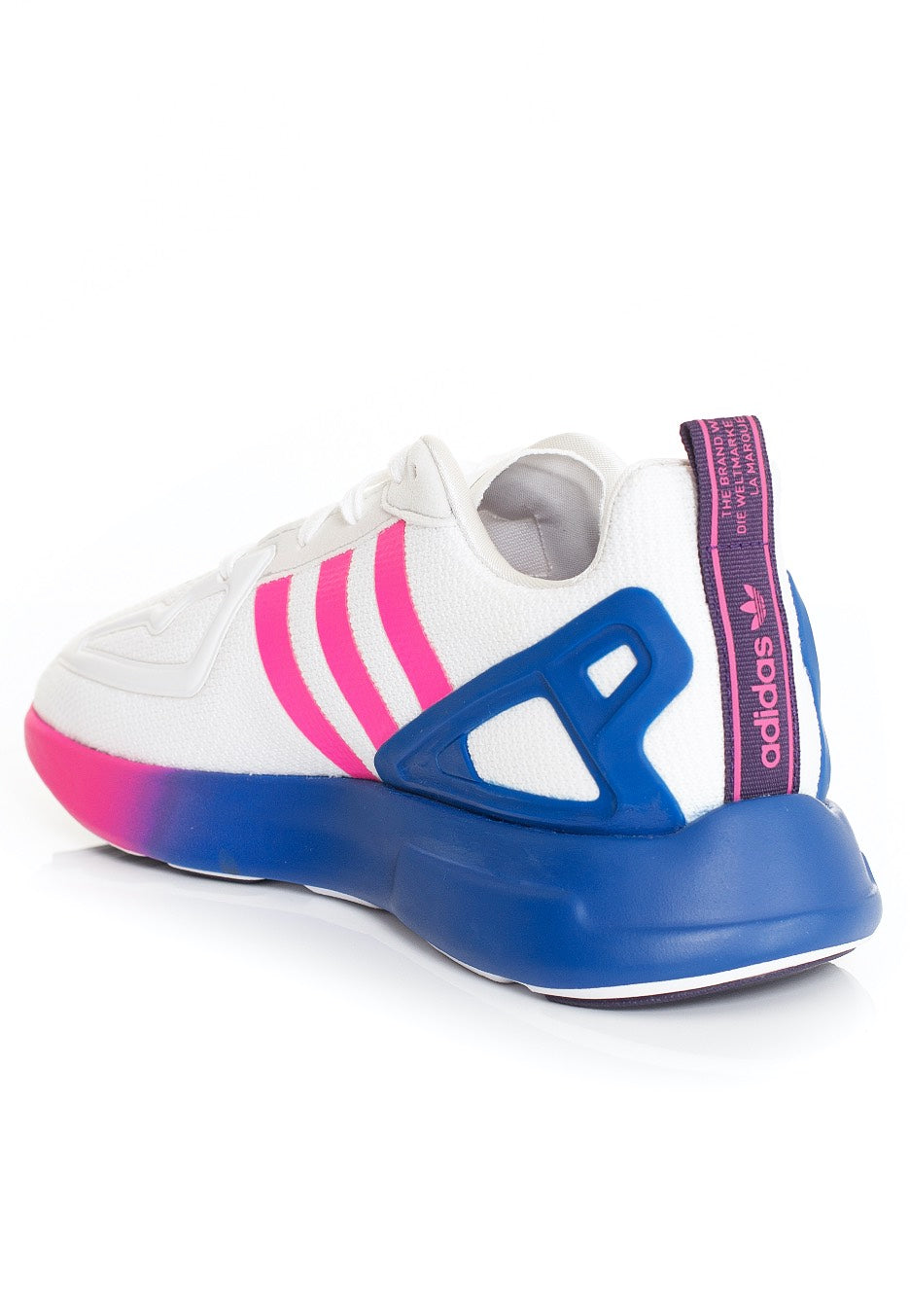 Adidas - ZX 2K Flux CryWhite/Shopnk/Blue - Girl Shoes Big Sale Cheap Online