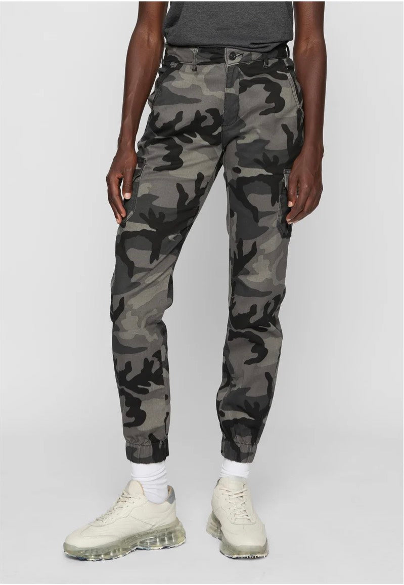 Urban Classics - Ladies High Waist Darkcamo/Black - Pants Sale Good Selling