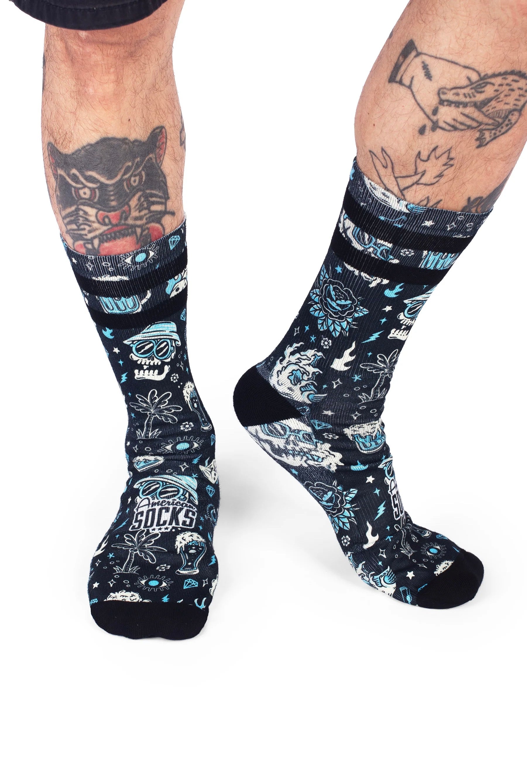 American Socks - Dopamine Mid High Black - Socks Buy Cheap Affordable