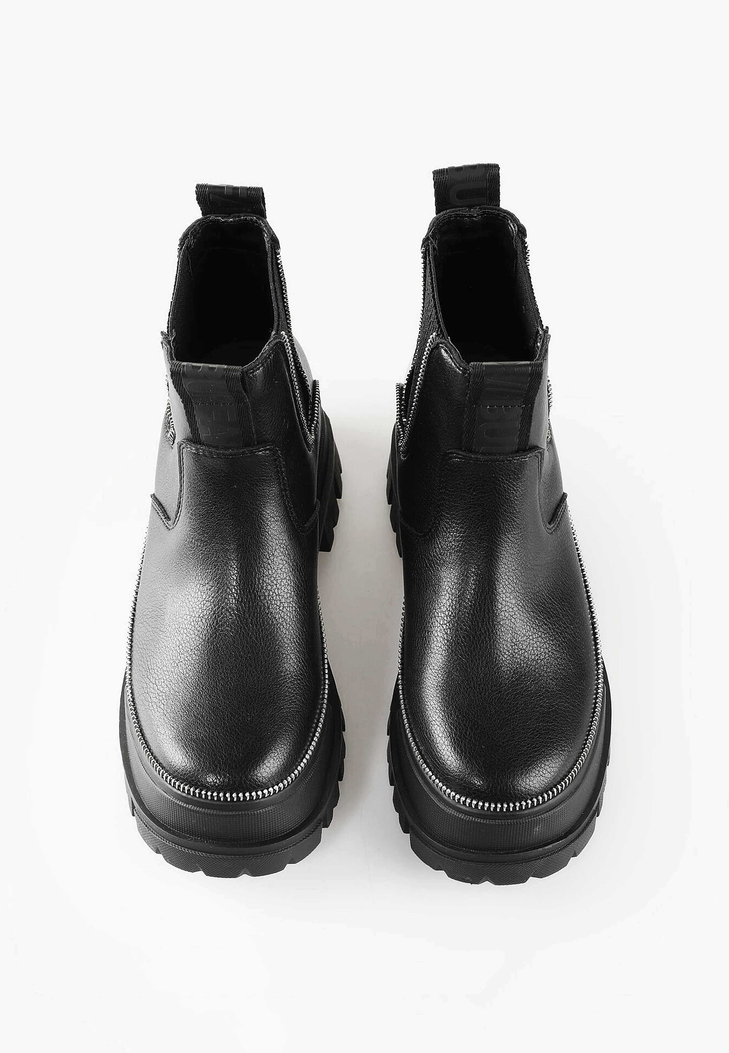 Buffalo - Aspha Chelsea Zip Black - Girl Shoes With Paypal Sale Online