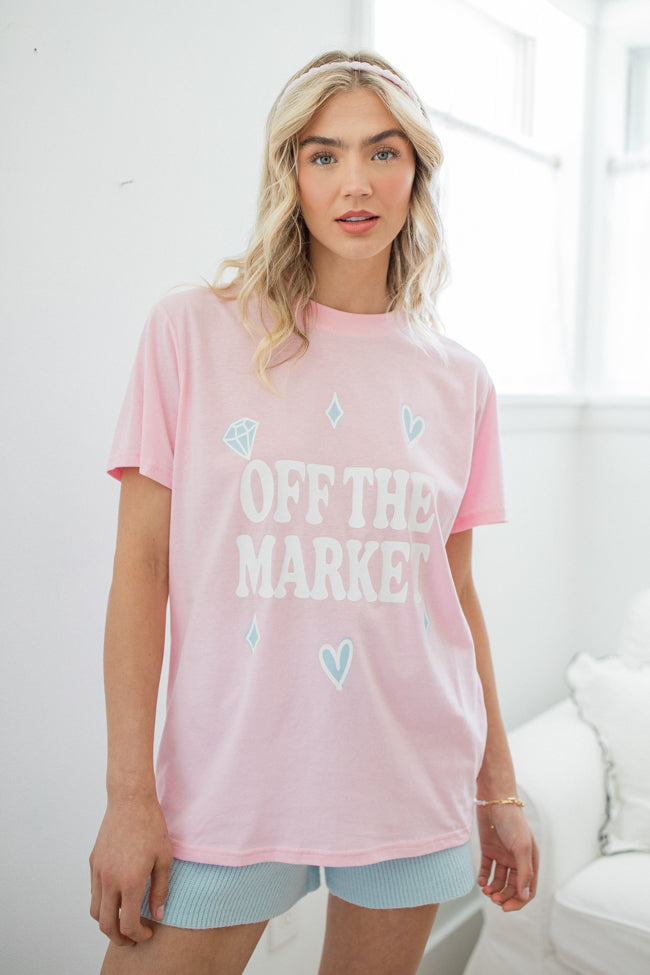 Off The Market Light Pink Oversized Graphic Tee 2025 Online