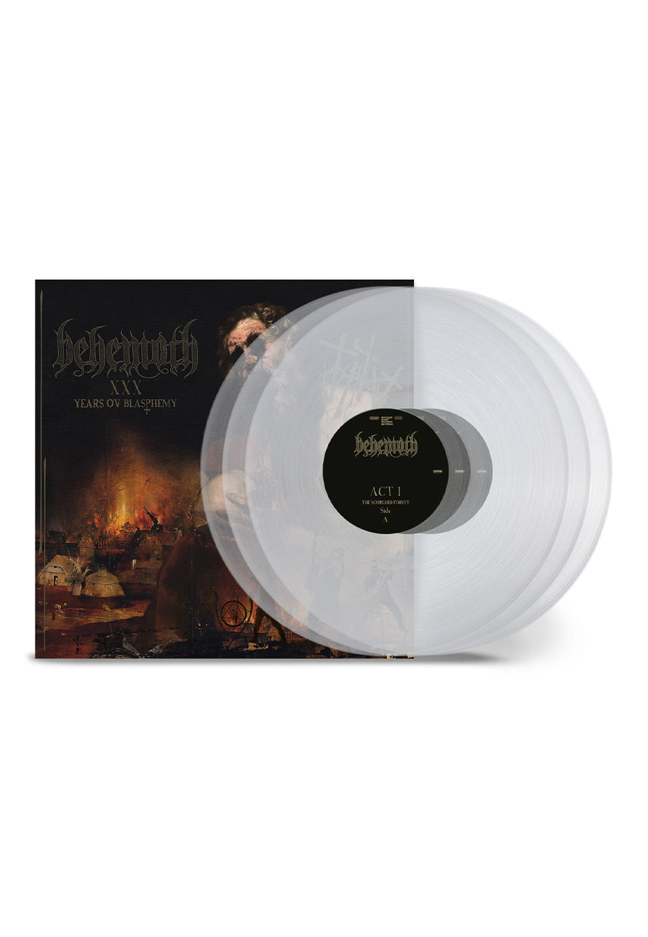 Behemoth - XXX Years Ov Blasphemy Ltd. Crystal Clear - Colored 3 Vinyl Wide Range Of Online