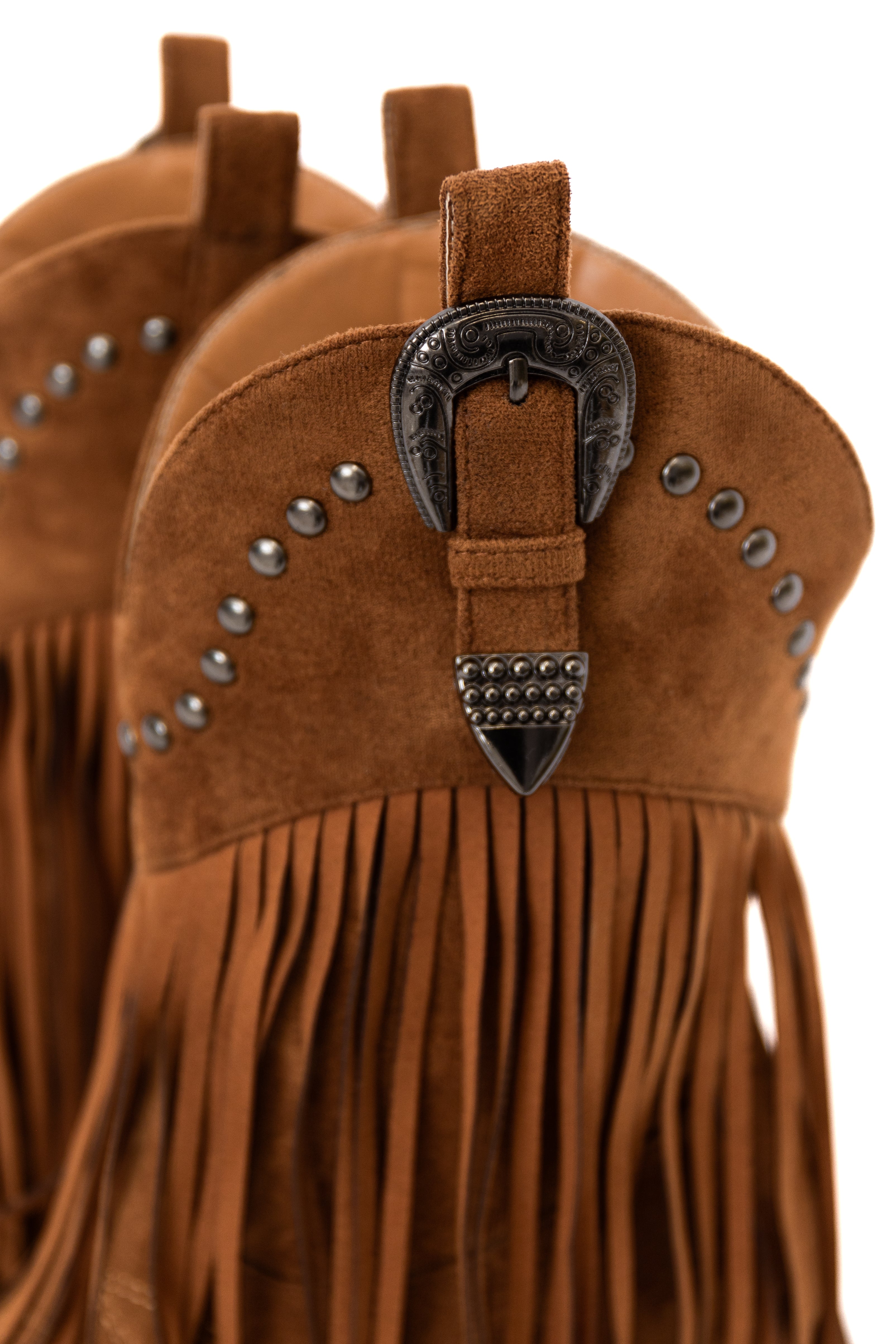 Jayde Camel Fringe Booties FINAL SALE Discount Explore