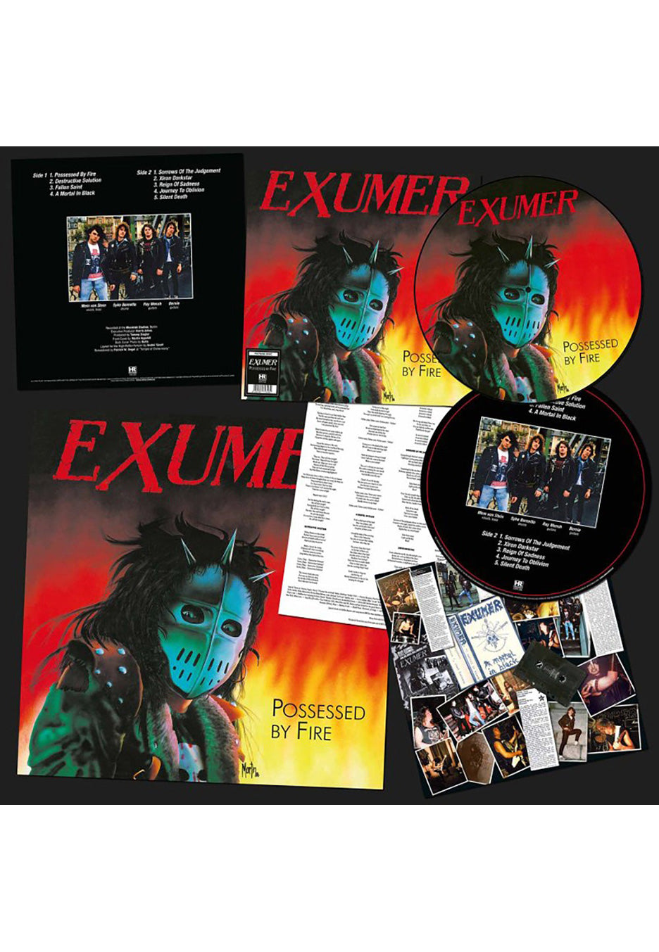 Exumer - Possessed By Fire Picture - Colored Vinyl Visit For Sale