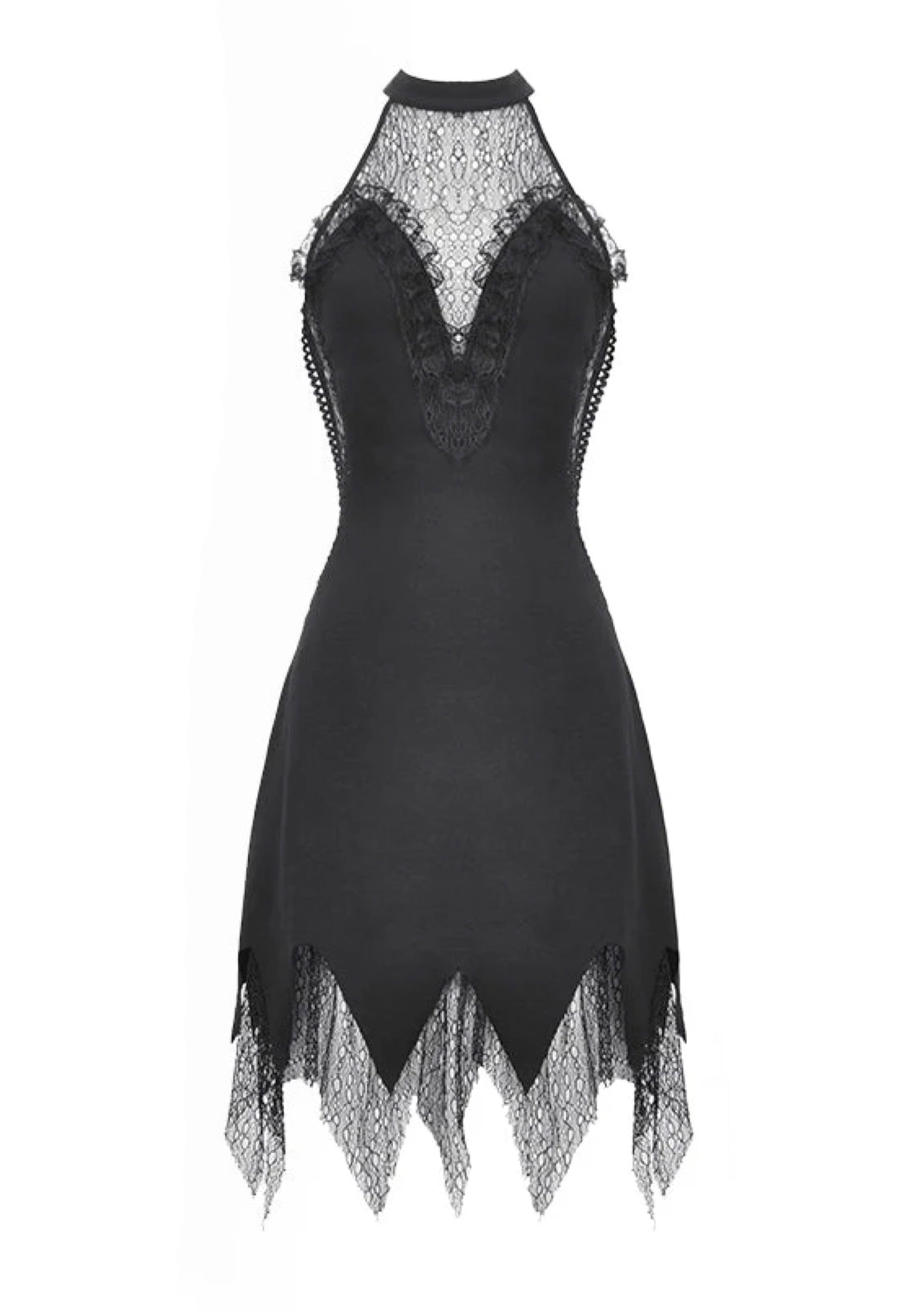 Dark In Love - Devil Sexy Net Deep V Neck Black - Dress Real Sale Online