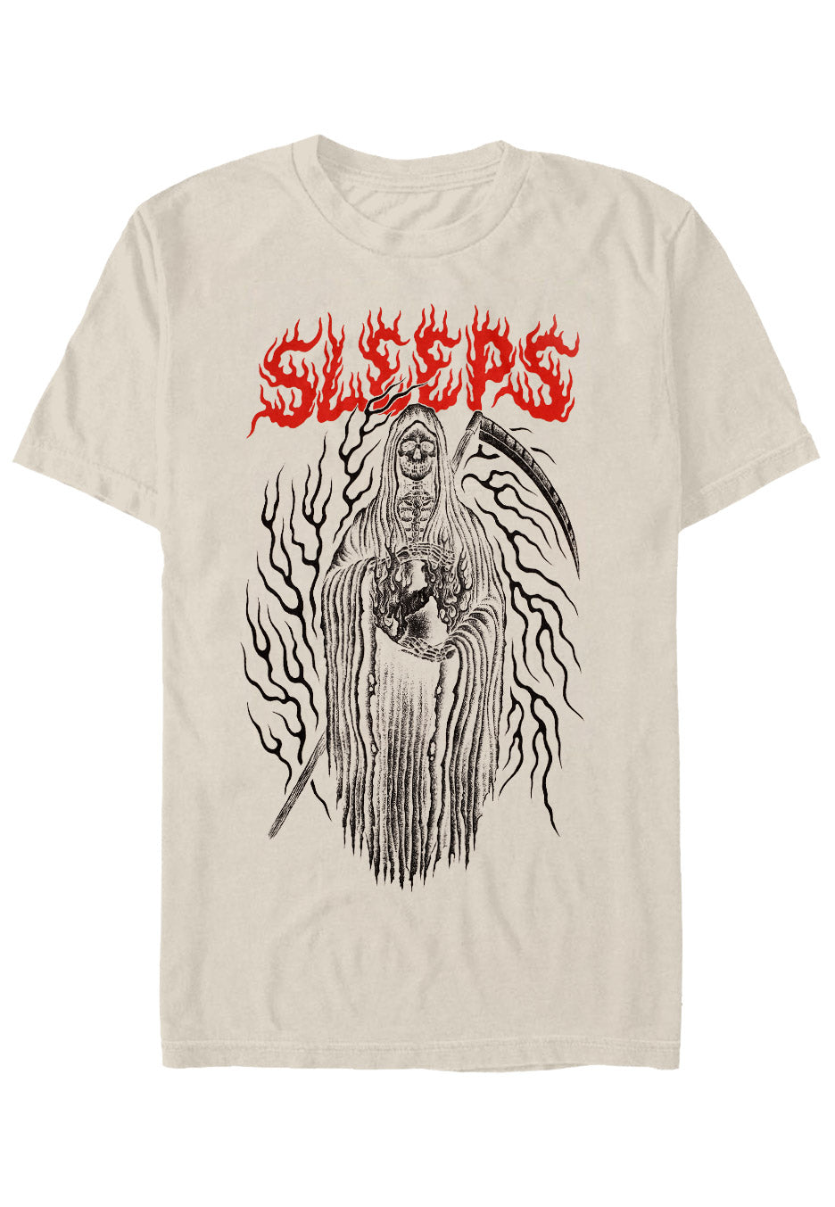 While She Sleeps - Reaper Natural - T-Shirt Fashionable Cheap Pice