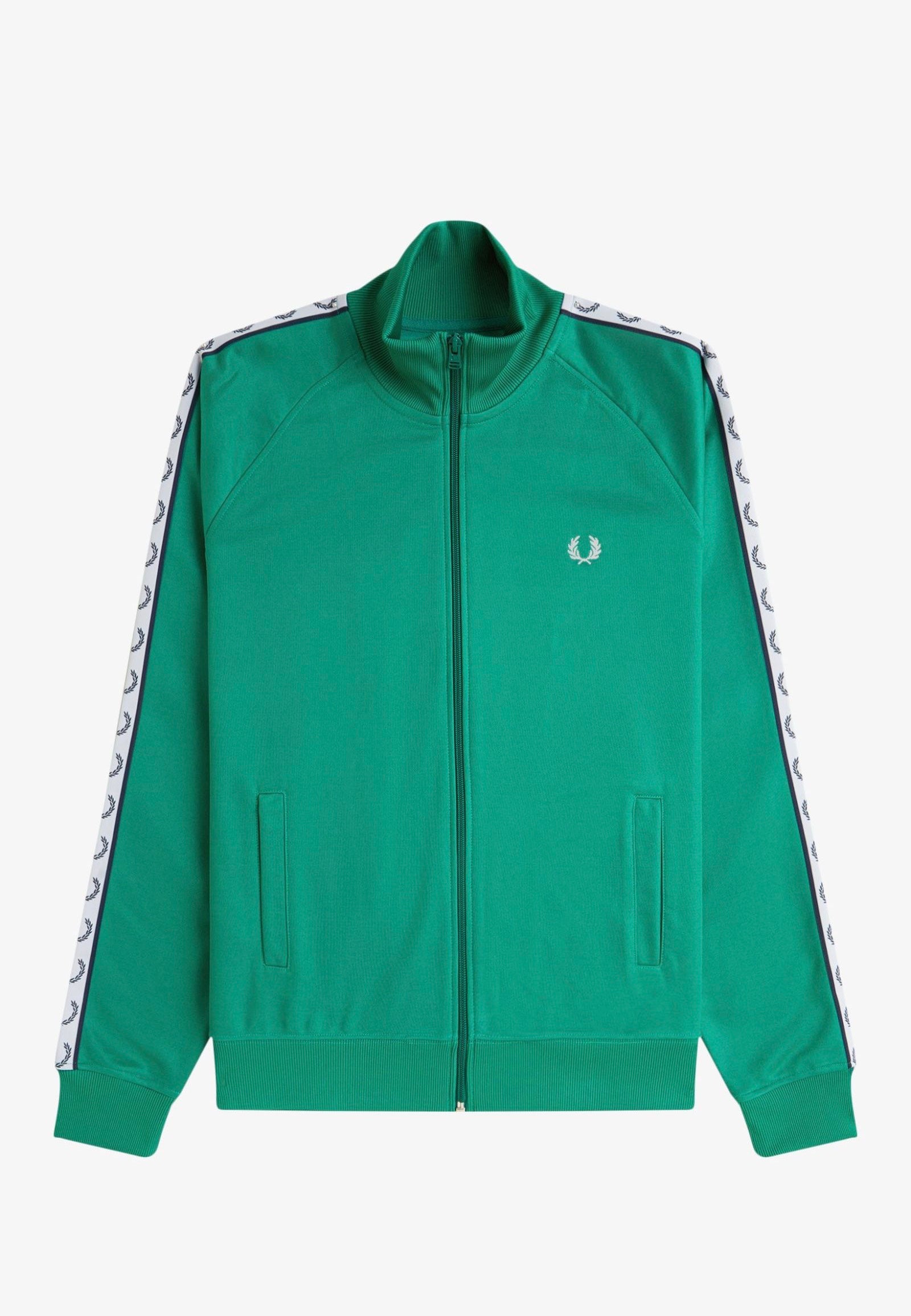 Fred Perry - Taped Track Label Green - Track Jacket Sale Classic