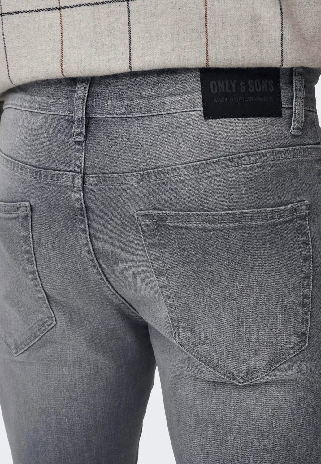 Only & Sons - Loom Slim Light Grey Denim - Jeans Low Pice Fee Shipping Online