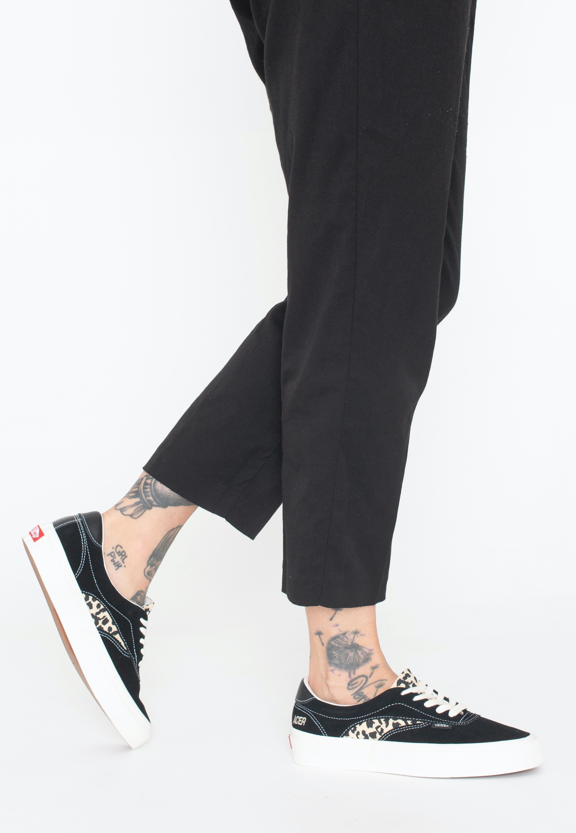 Vans - Acer Ni Sp Leopard Black/Classic White - Girl Shoes Outlet Store Cheap Pice