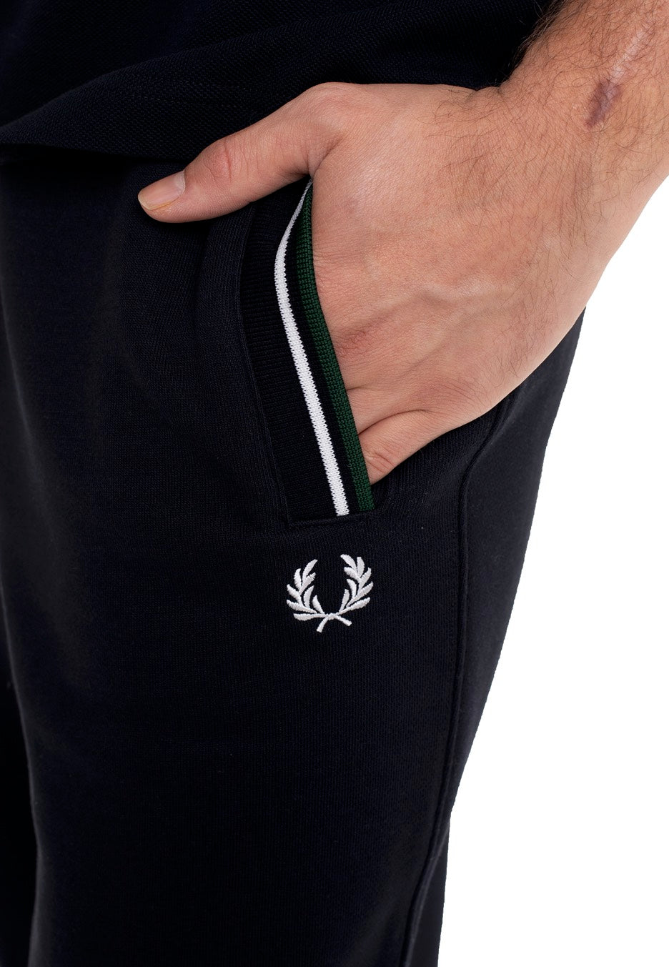 Fred Perry - Tipped Loopback Navy - Sweat Pants Huge Surprise Cheap Online