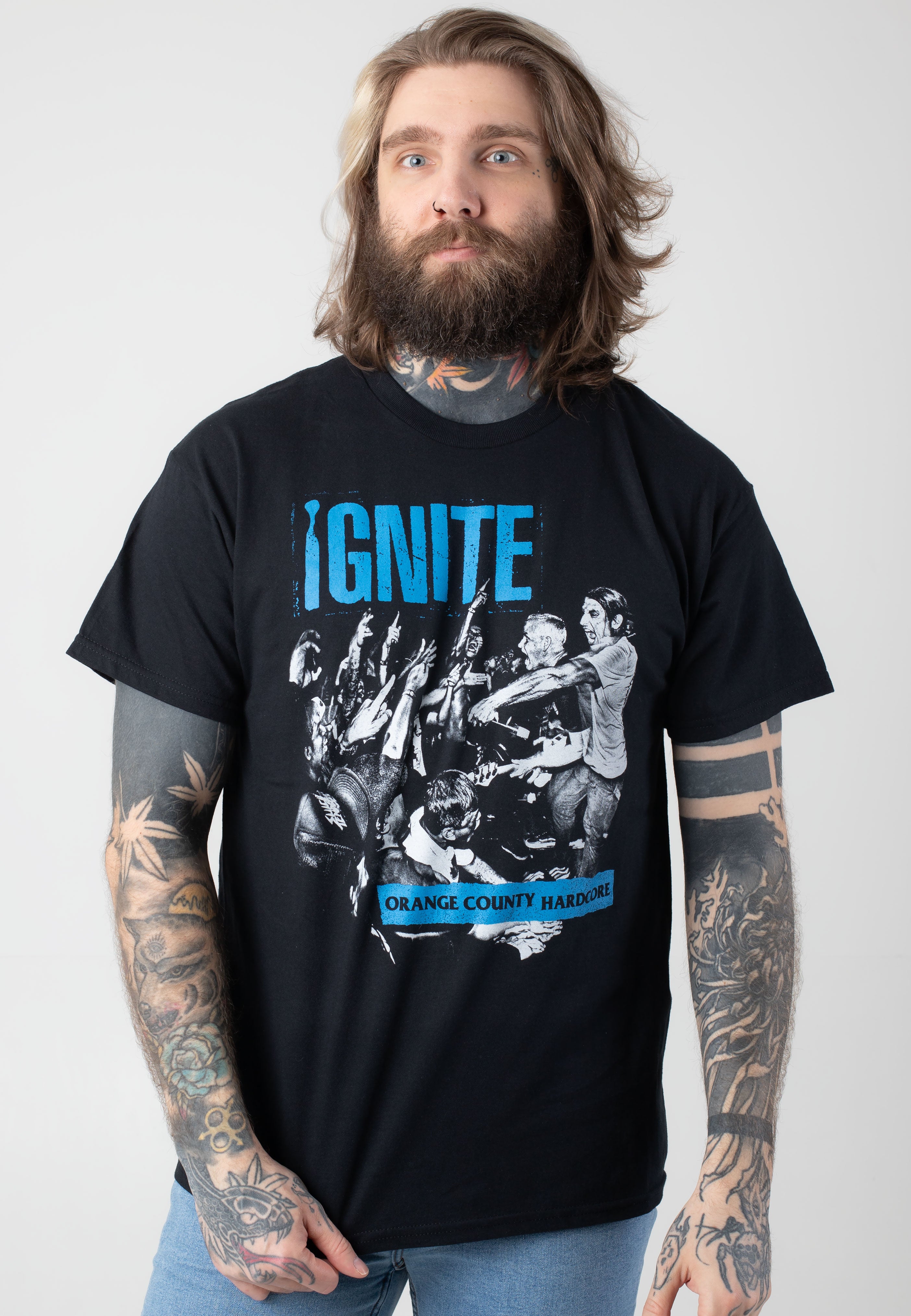 Ignite - Blue Live - T-Shirt Free Shipping 100% Guaranteed