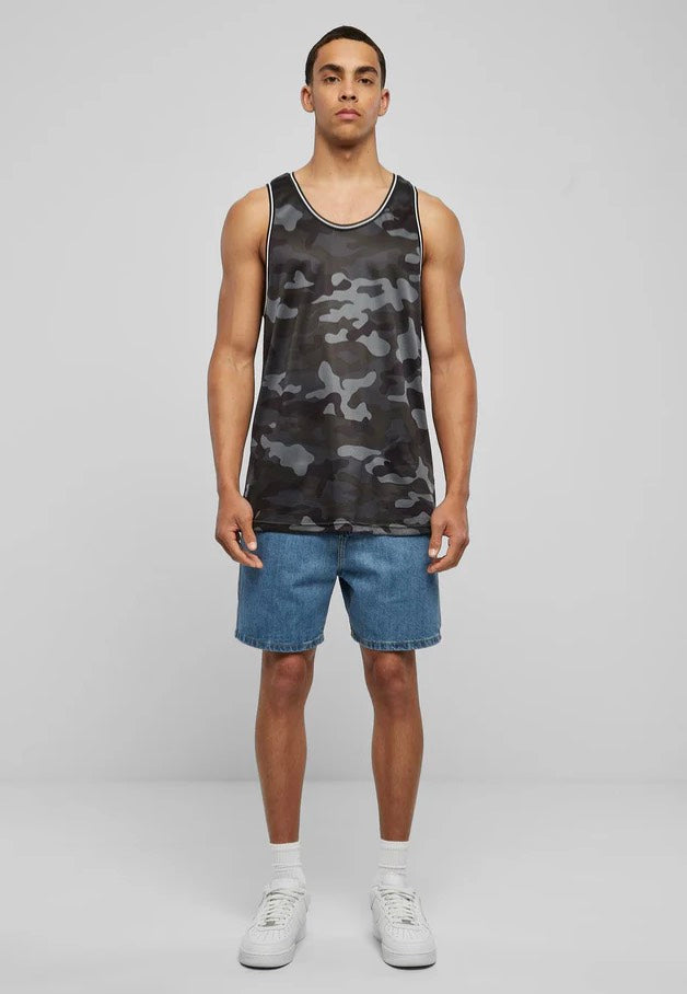 Urban Classics - Camo Mesh Darkcamo - Tank Discount Professional