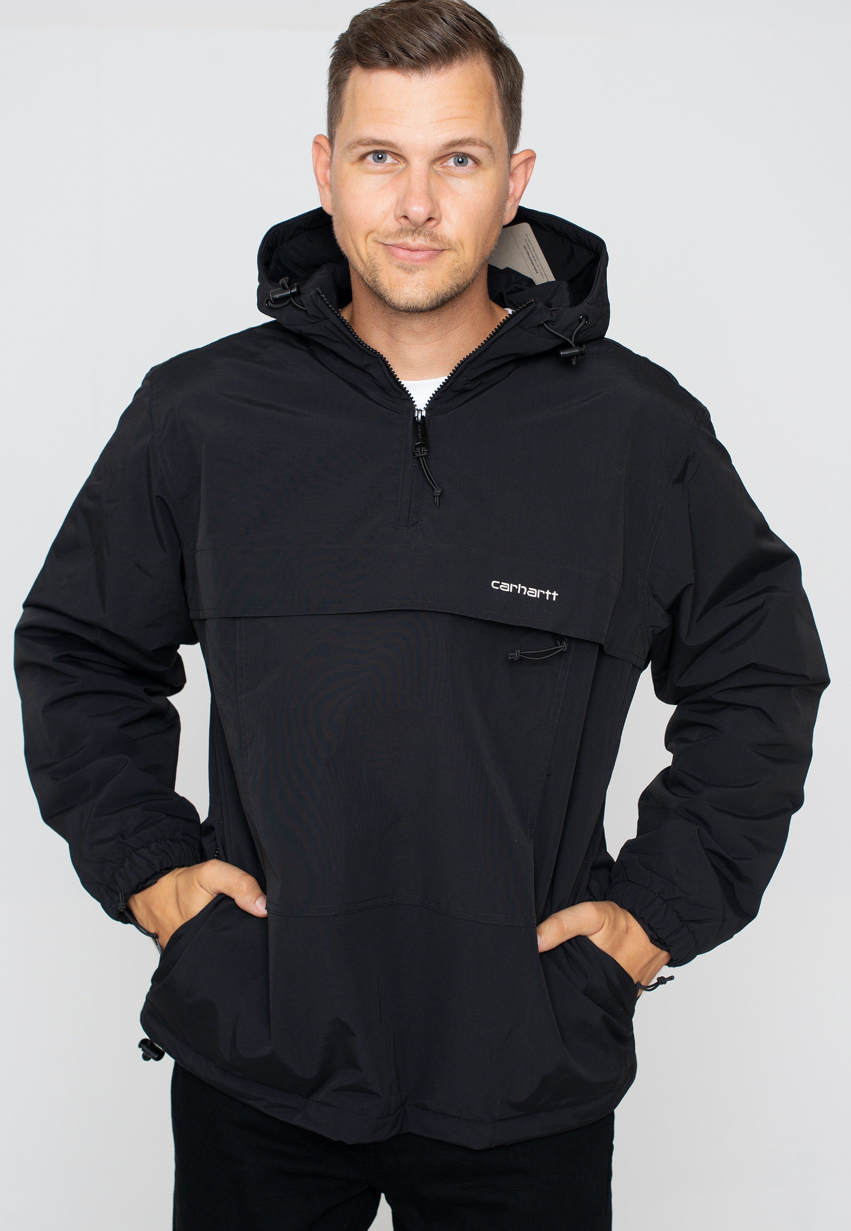 Carhartt WIP - Windbreaker Black/White - Jacket Cheap Purchase