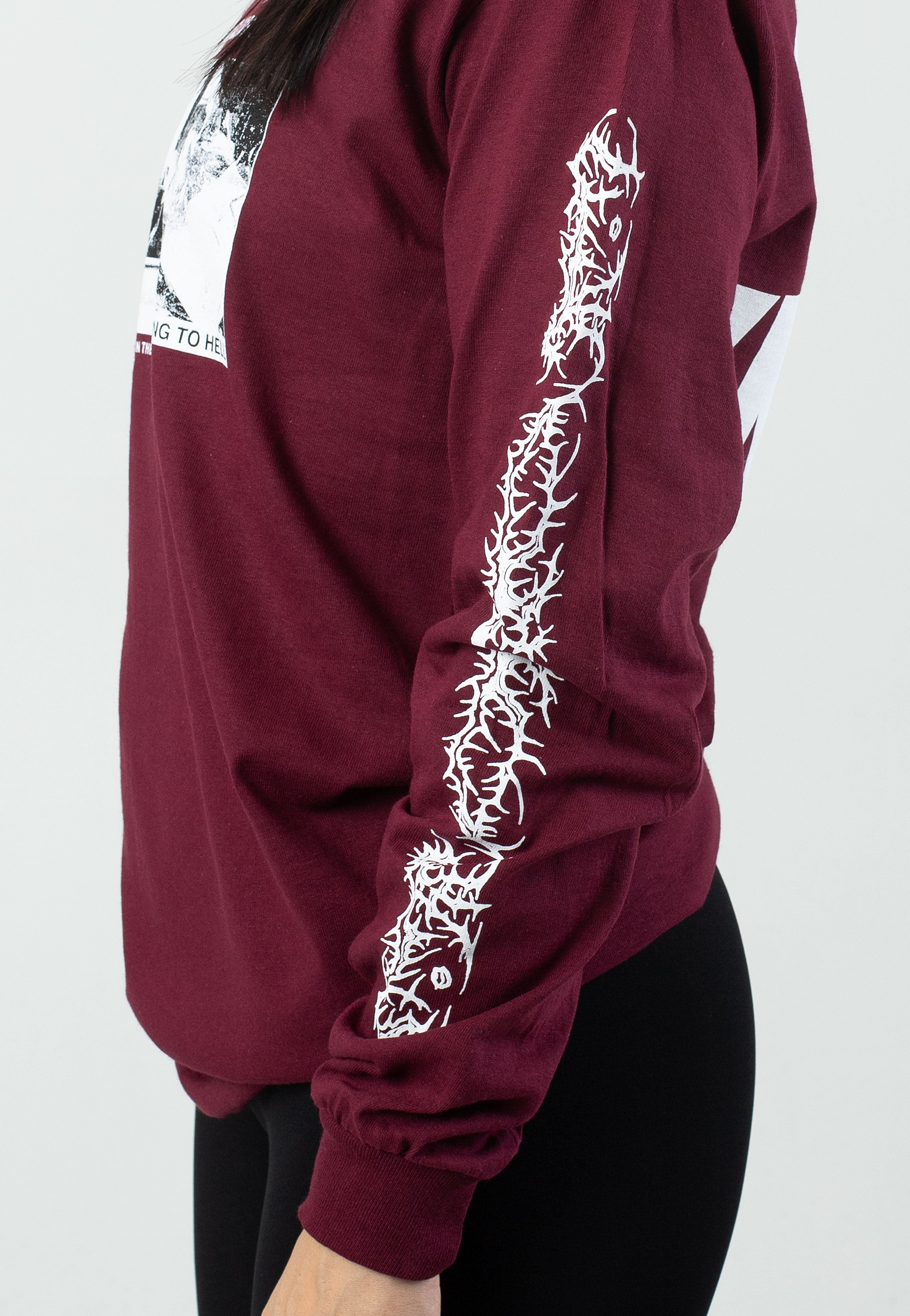 Knocked Loose - God Knows Burgundy - Longsleeve Cheap Sale 100% Original