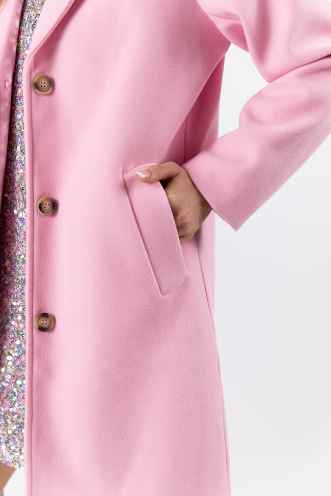 Cozy Love Pink Coat FINAL SALE Buy Cheap Extremely