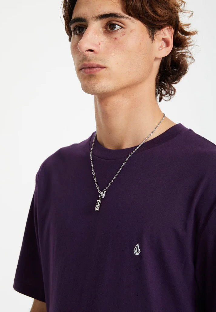 Volcom - Stone Blanks Basic Grape Royale - T-Shirt Outlet Sale Online