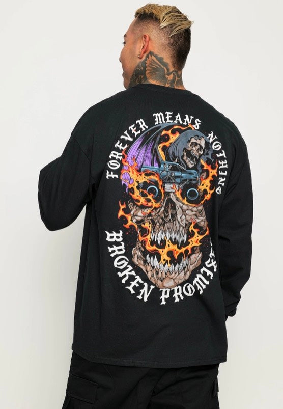 Broken Promises - Magma Black - Longsleeve Newest Cheap Pice