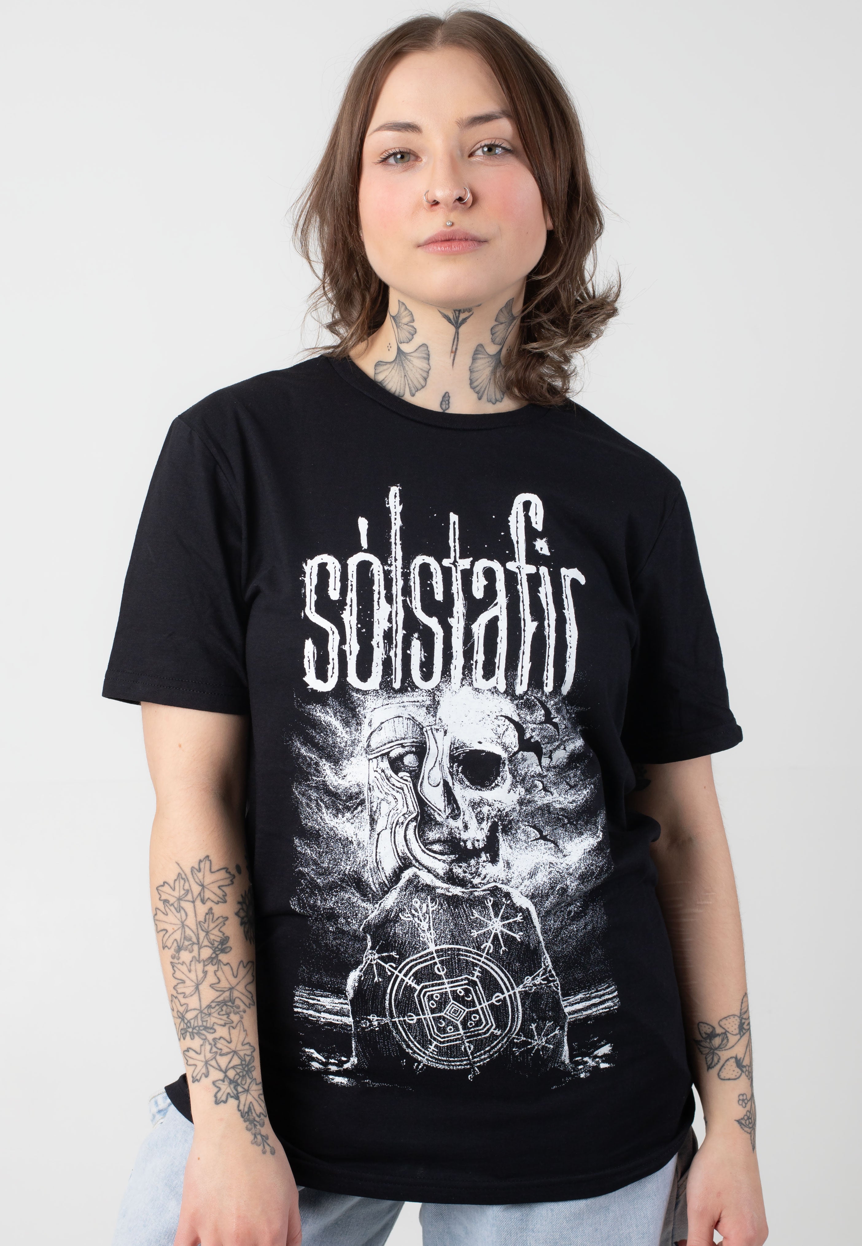 Solstafir - White Rune Stone - T-Shirt Quality Free Shipping For Sale