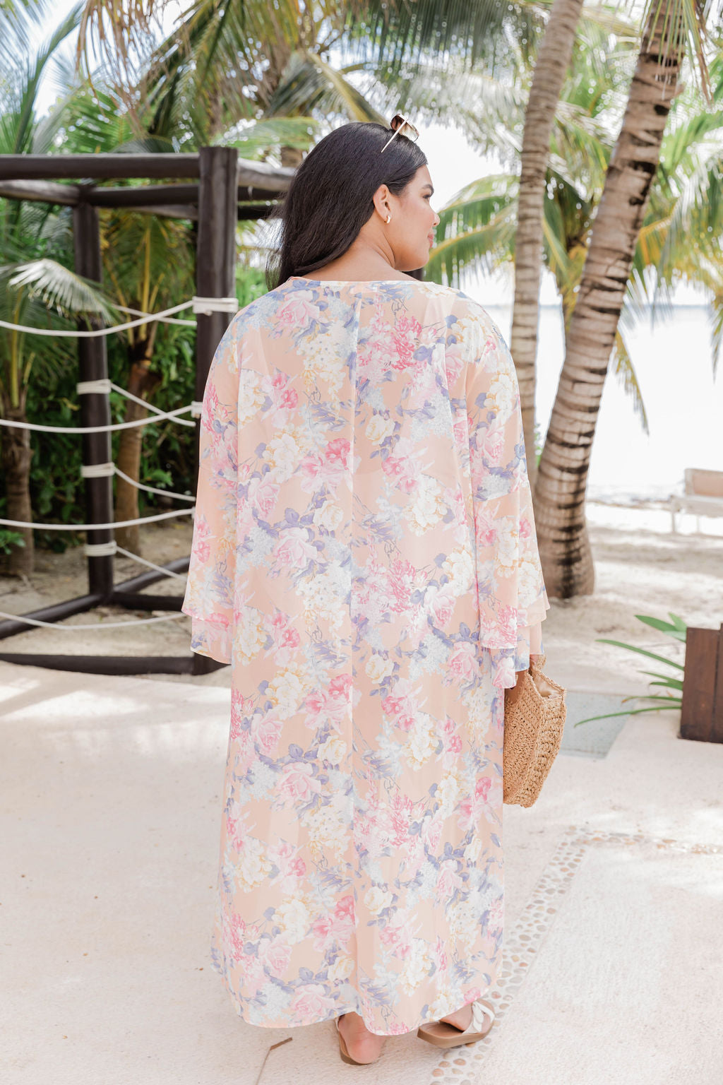 Truth About You Coral Floral Duster Kimono FINAL SALE Buy Cheap Sast